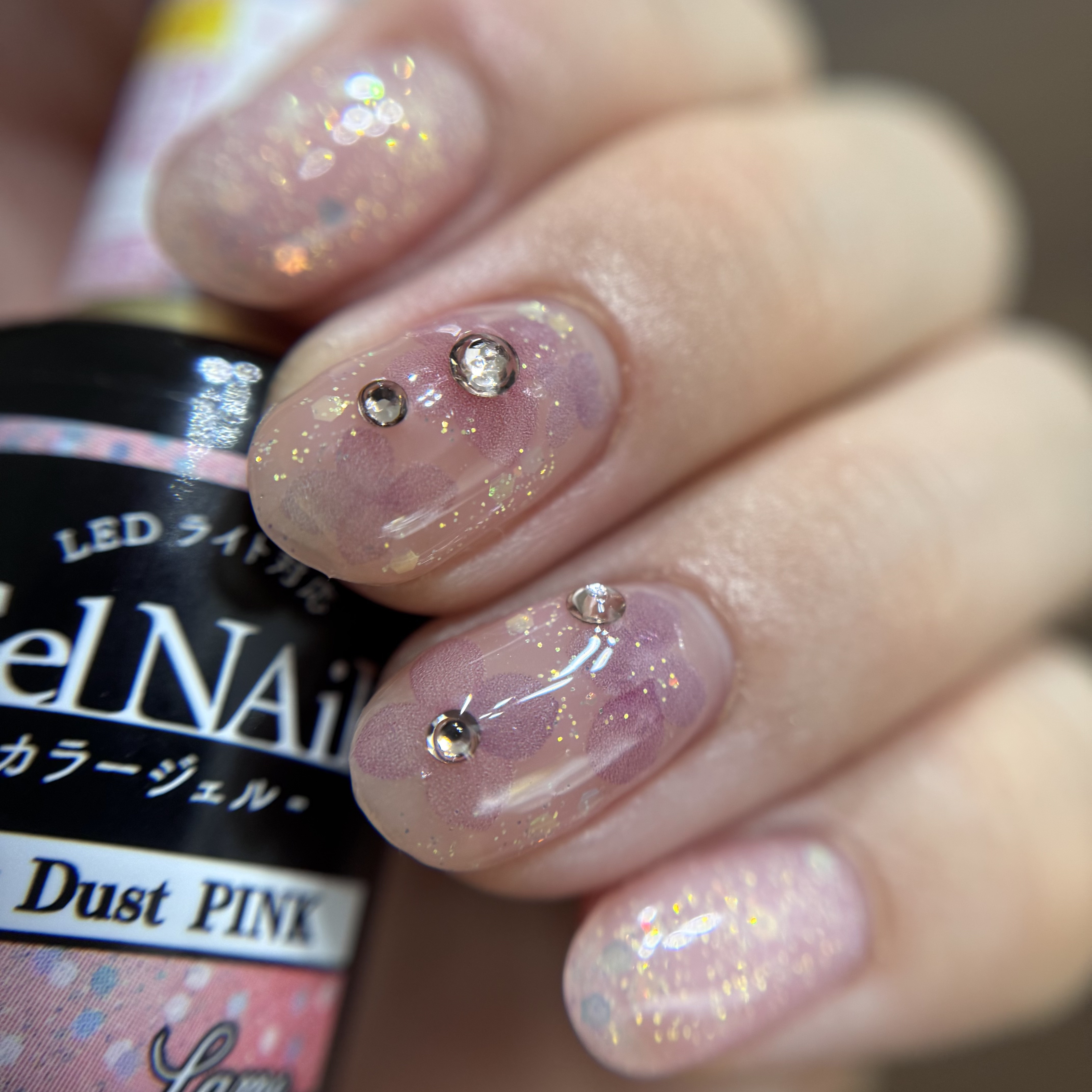 ジェルネイル（ライト対応）/セリア/ジェルネイルを使ったクチコミ（1枚目）