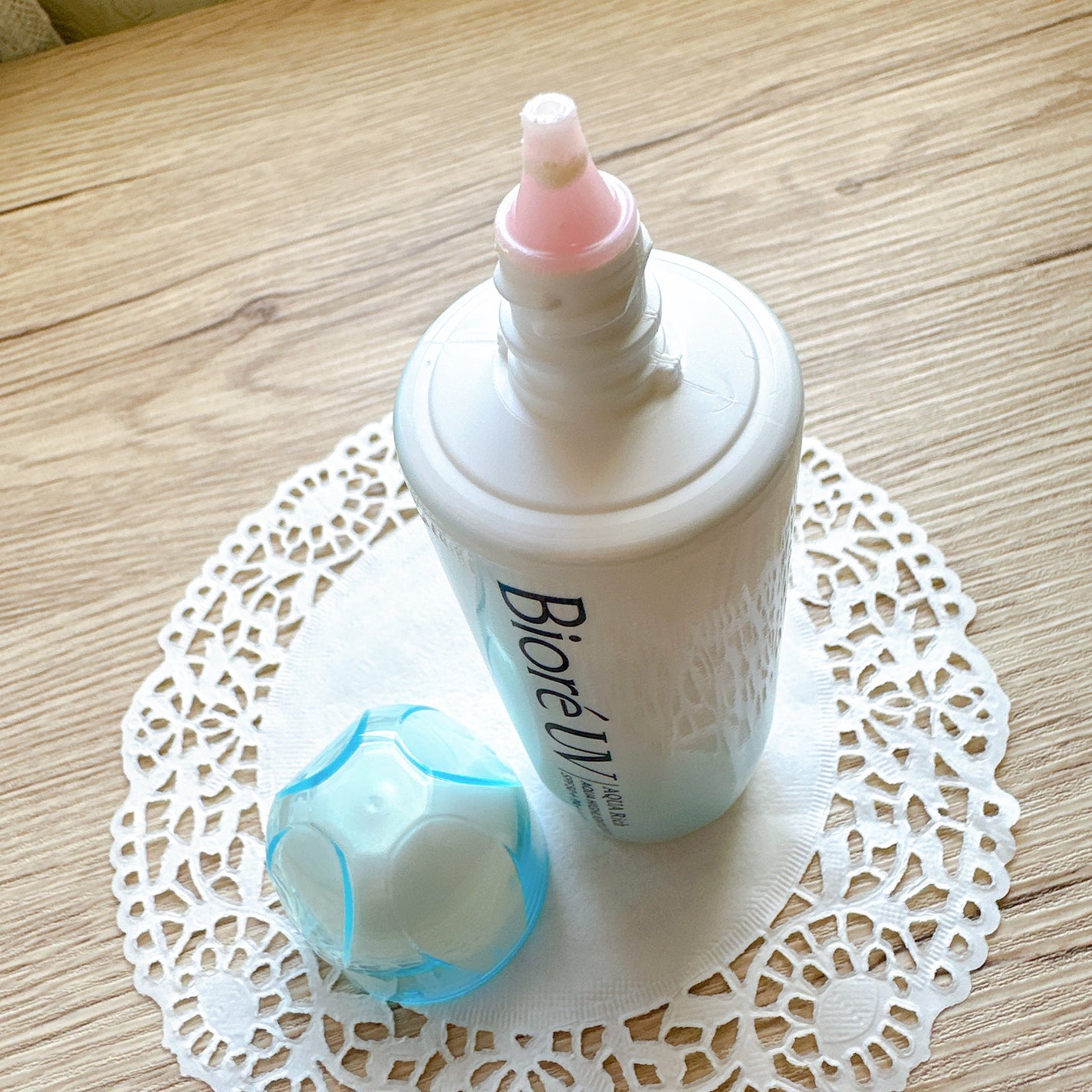 ビオレUV アクアリッチ アクアハイライトローション(水層ハイライトUV)/ビオレ/日焼け止めローションを使ったクチコミ(4枚目)