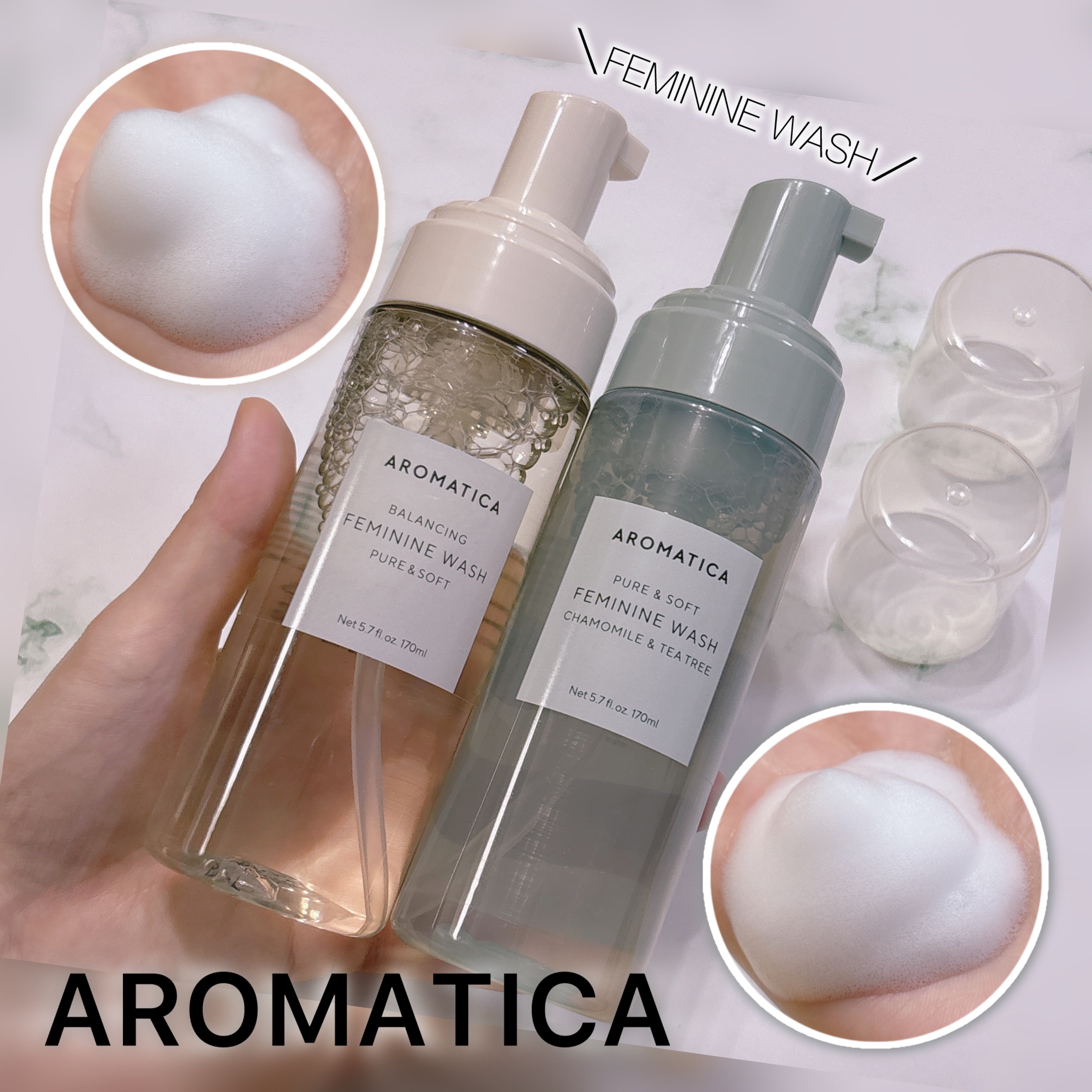 ピュア＆ソフトフェミニンウォッシュ /AROMATICA/デリケートゾーンケアを使ったクチコミ（1枚目）