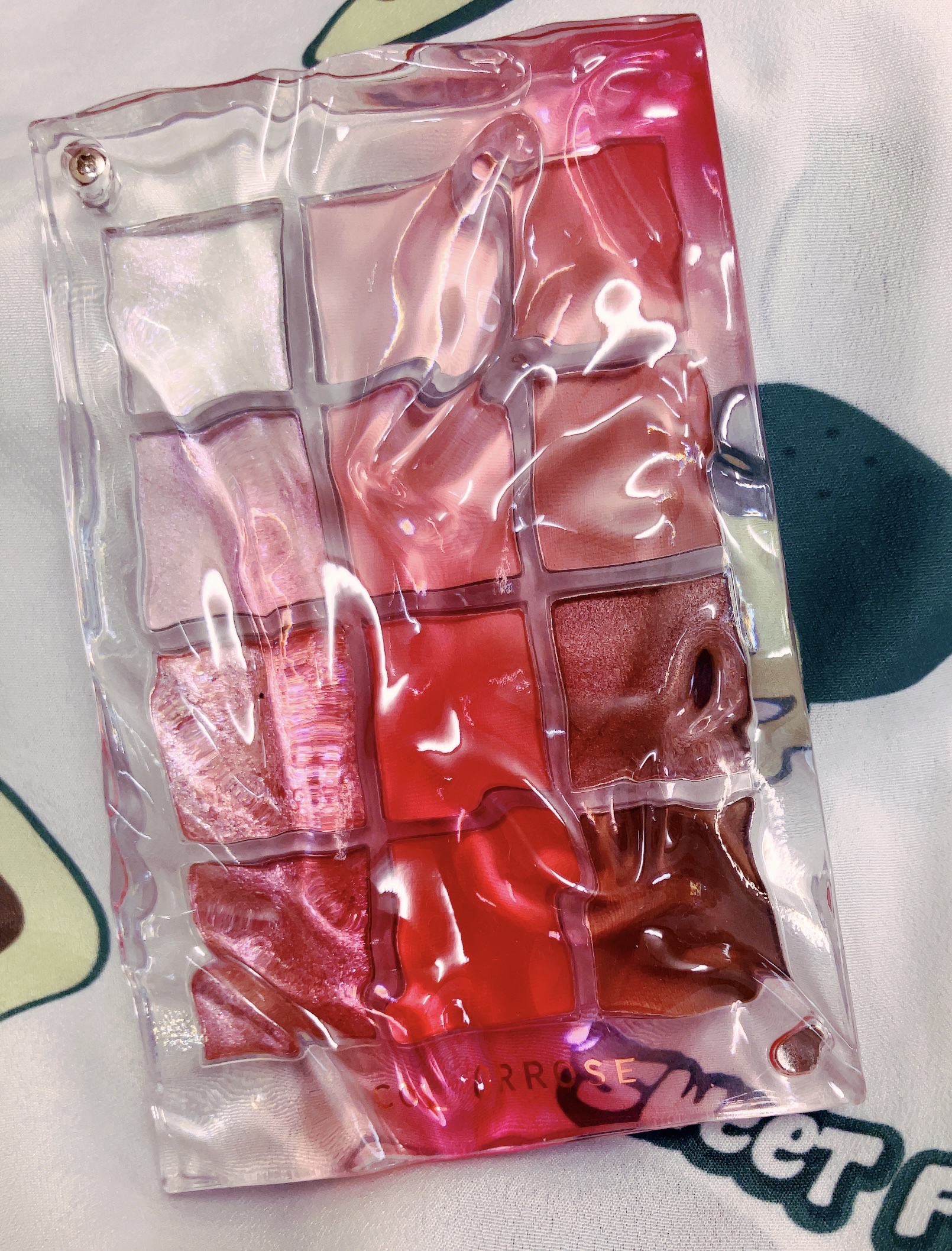 水面アイシャドウパレット 01 桜貝ピンク/COLORROSE/アイシャドウパレットを使ったクチコミ（1枚目）