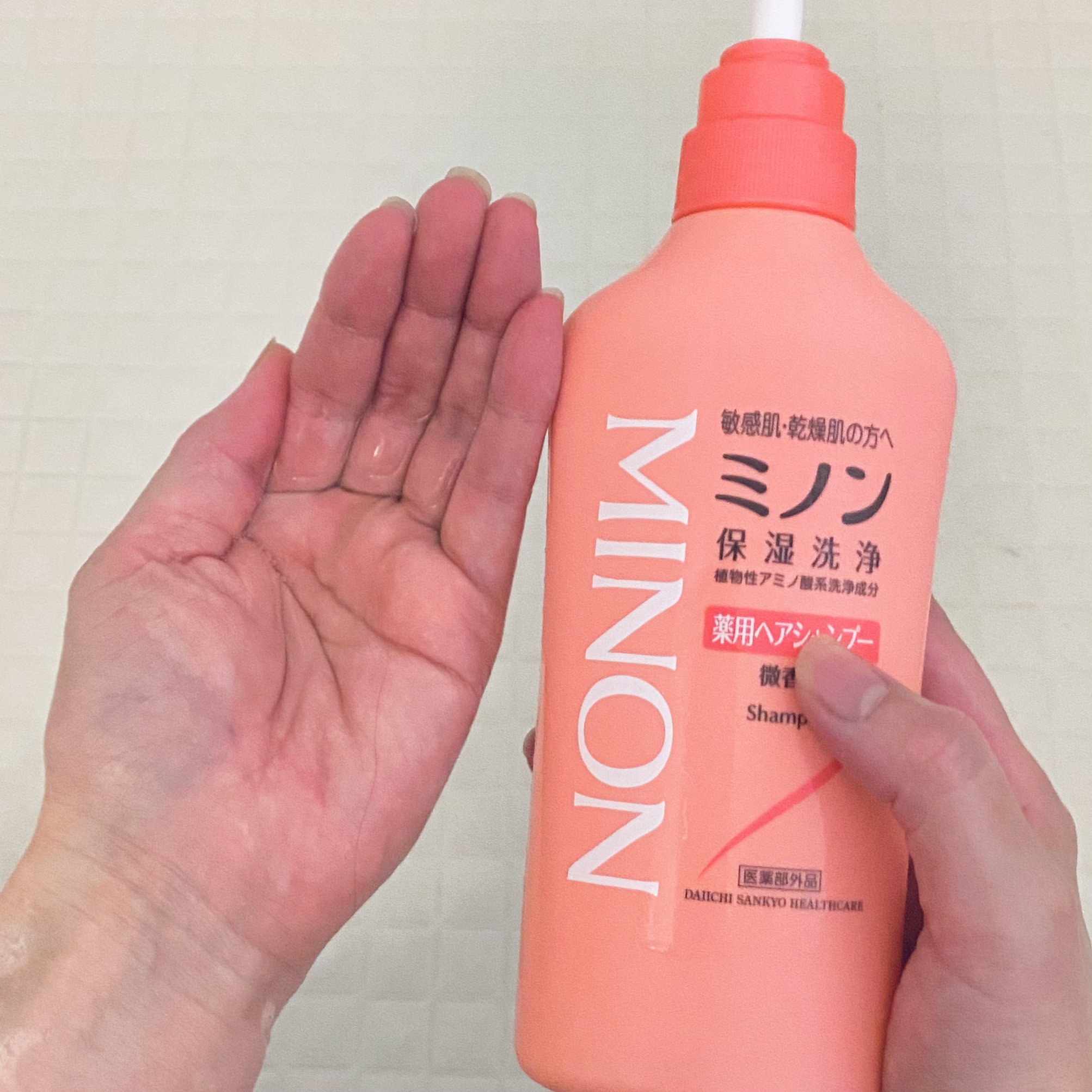 ミノン薬用ヘアシャンプー／薬用コンディショナー/ミノン/市販シャンプーを使ったクチコミ（2枚目）