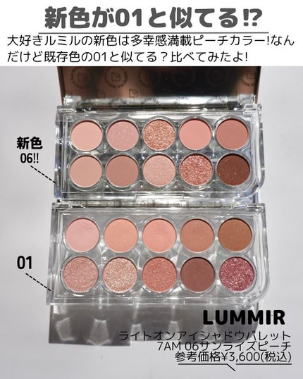 ライトオンアイズシャドウパレット/ルミル/アイシャドウパレットを使ったクチコミ(2枚目)