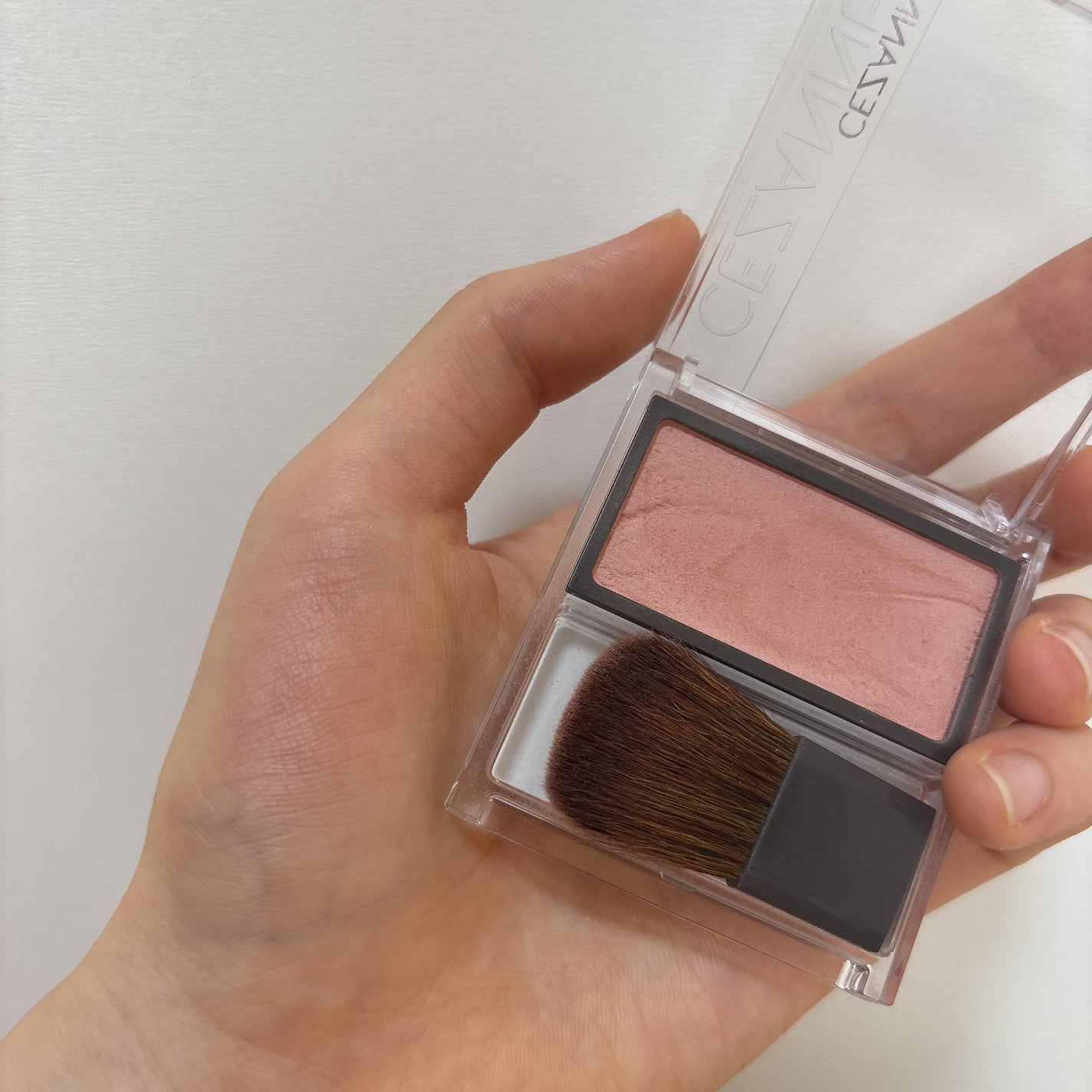 チークブラッシュ/CEZANNE/パウダーチークを使ったクチコミ(2枚目)