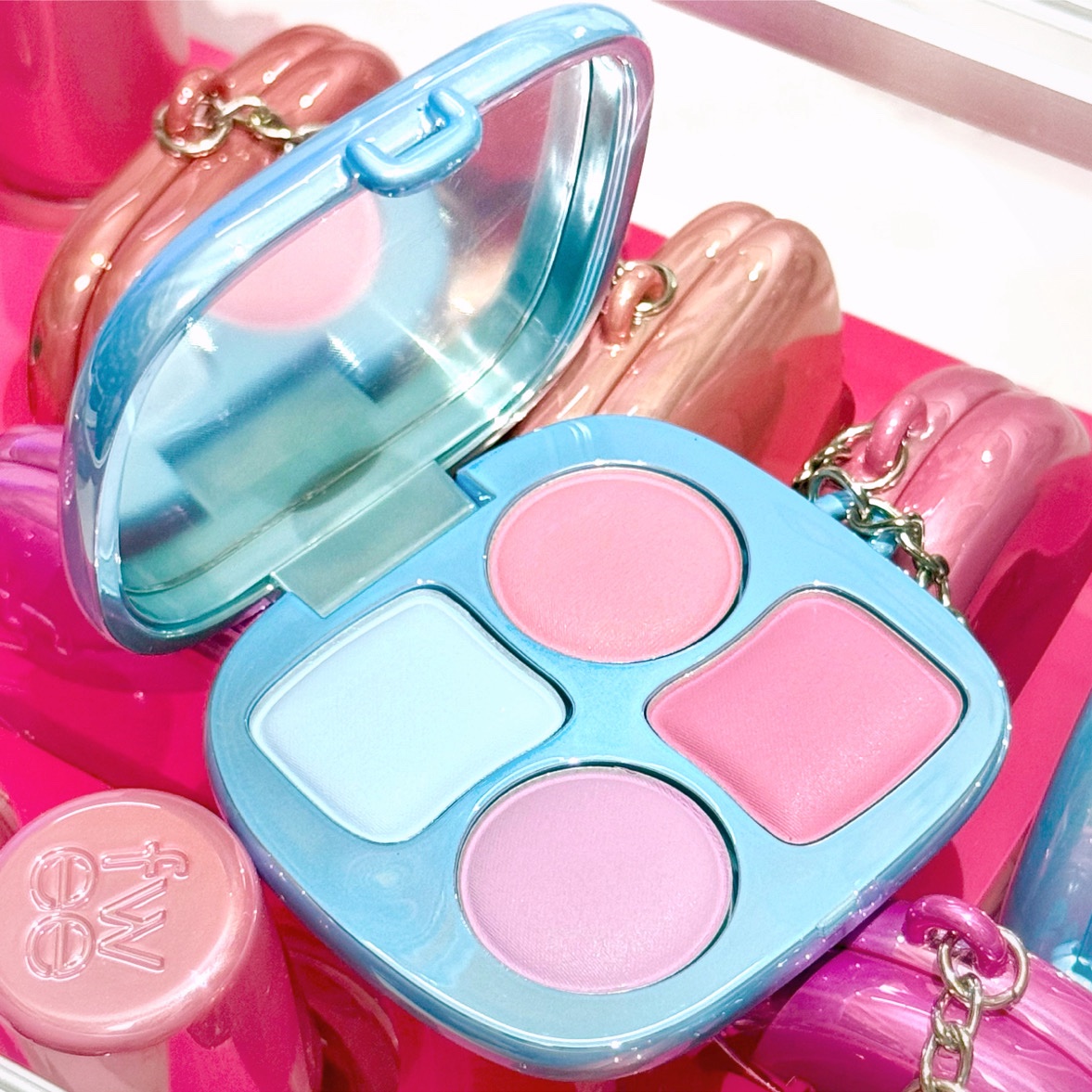 フィー ポケットチークパレット/fwee/ジェル・クリームチークを使ったクチコミ（2枚目）