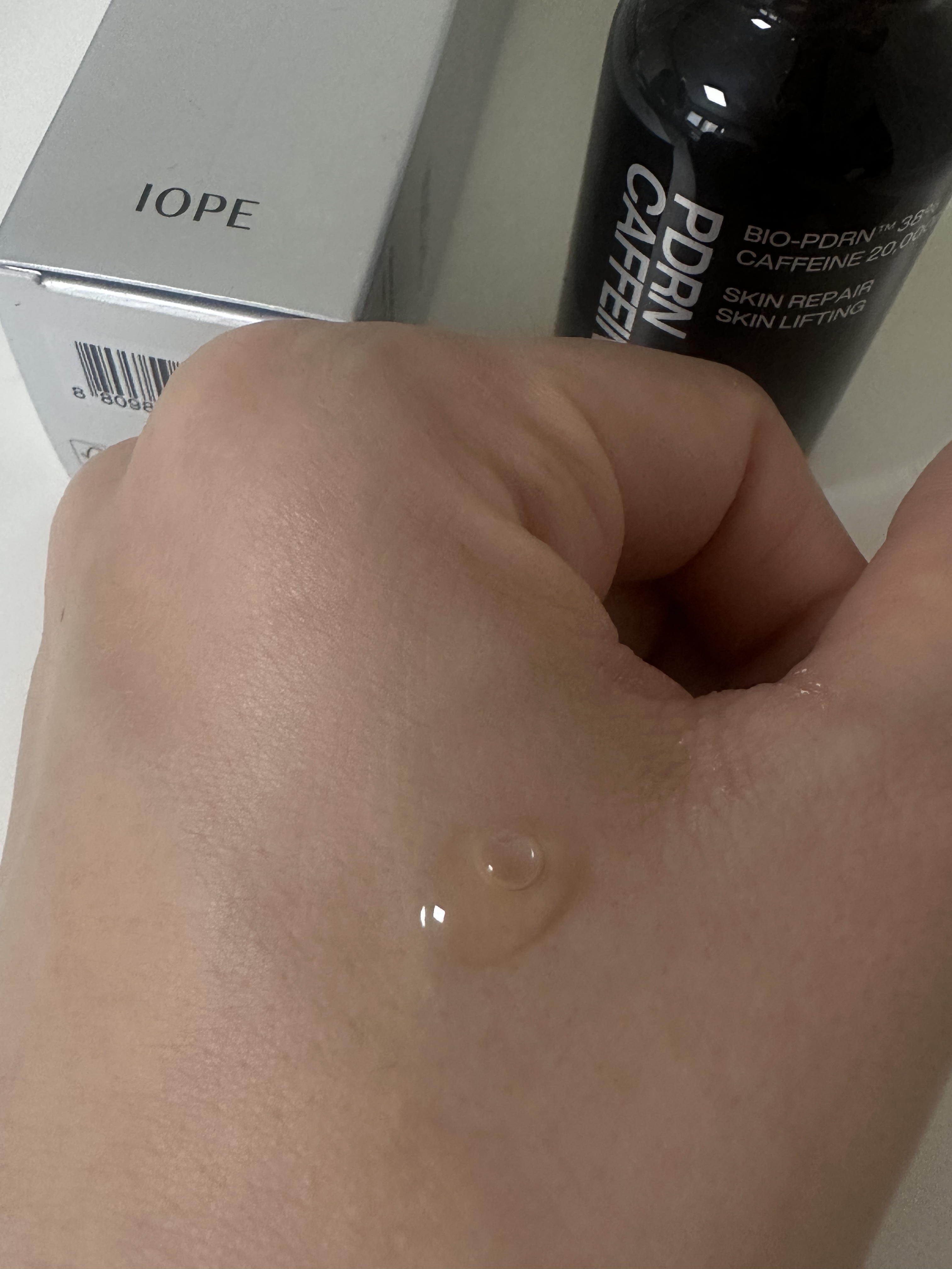 PDRNカフェインショット/IOPE/美容液を使ったクチコミ（2枚目）