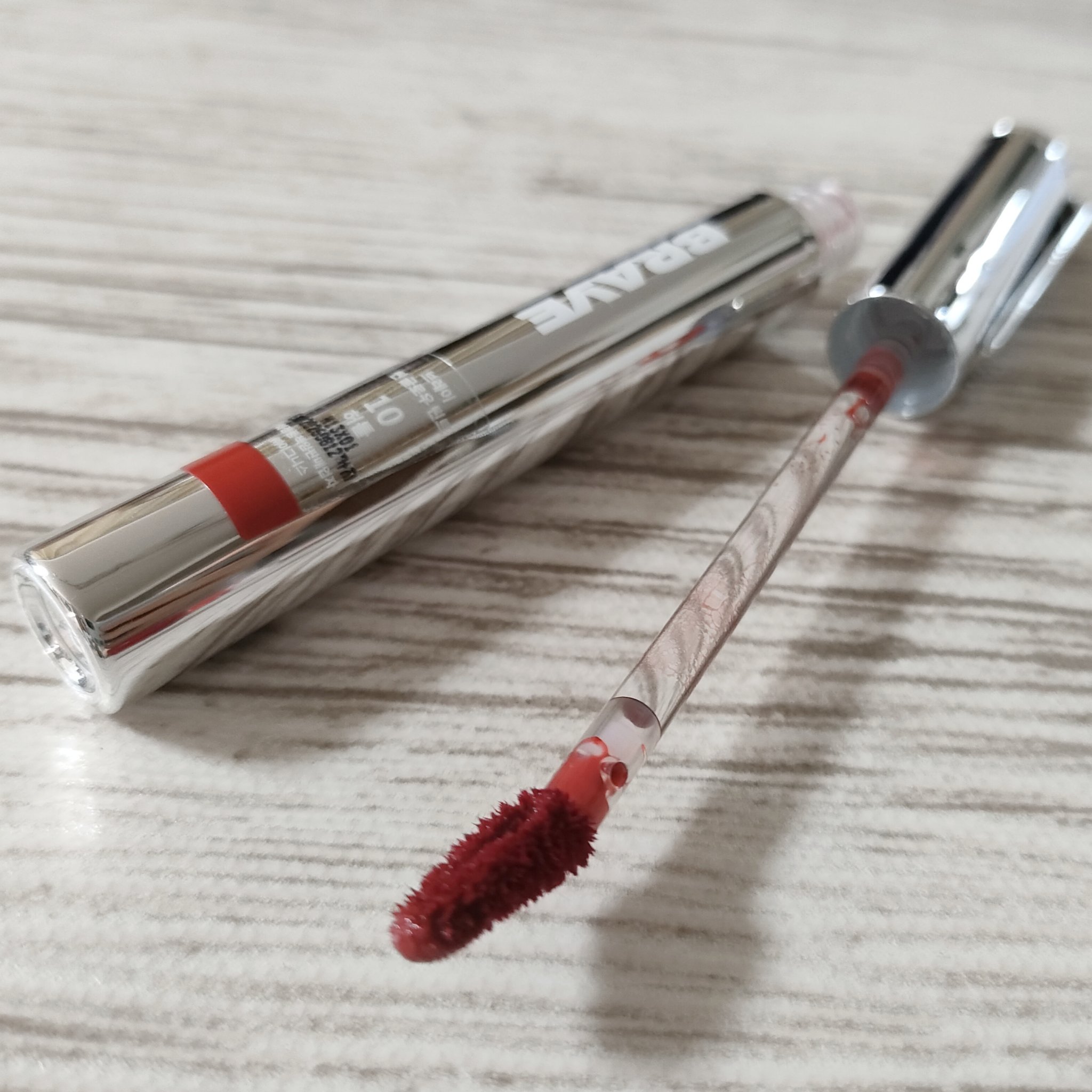 THIN GLOW TINT 10 ハートル(HURTLE)/BRAYE/口紅を使ったクチコミ（3枚目）