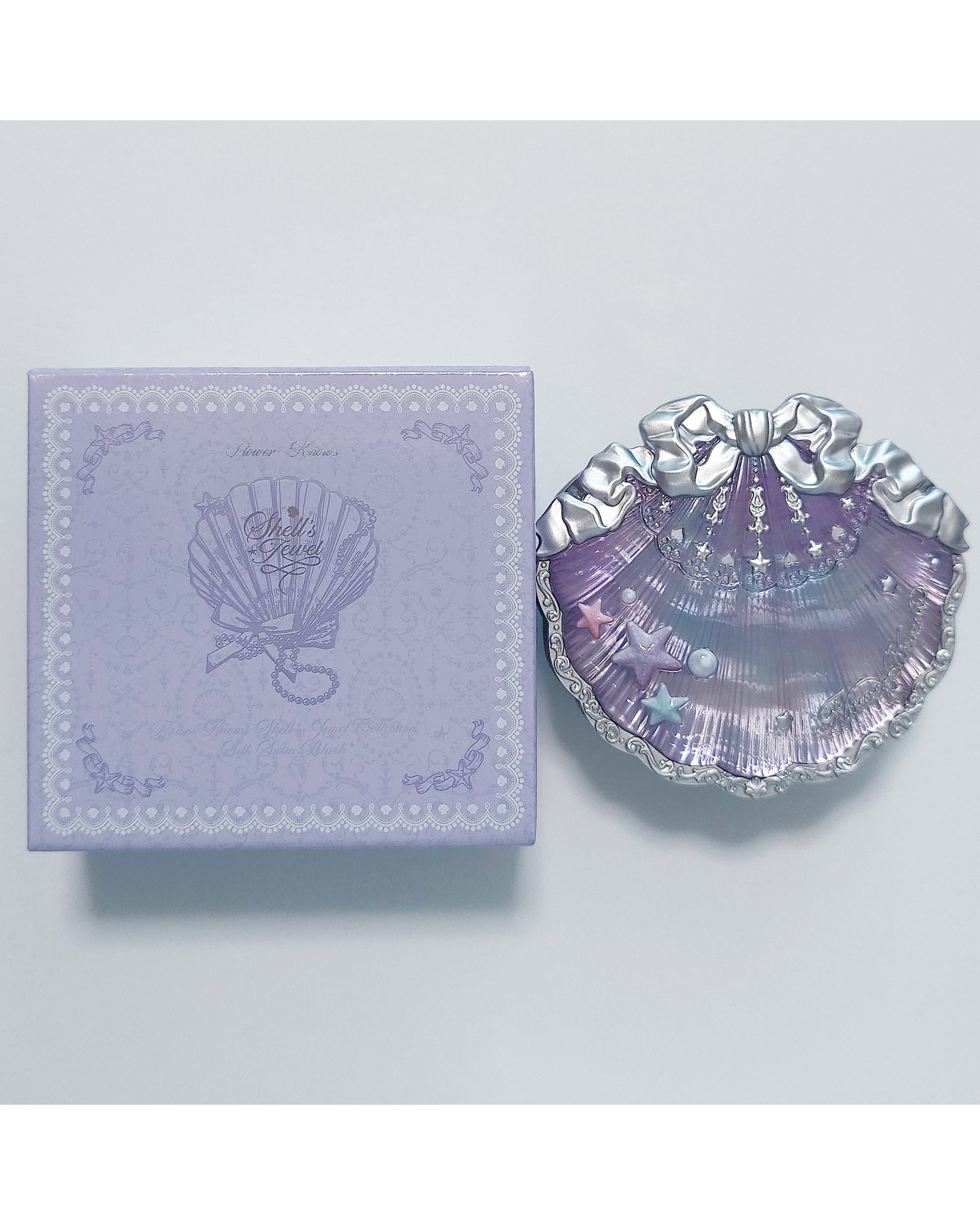 シェルズジュエルコレクション サテンチーク 02 Moonlight Veil/FlowerKnows/パウダーチークを使ったクチコミ（1枚目）