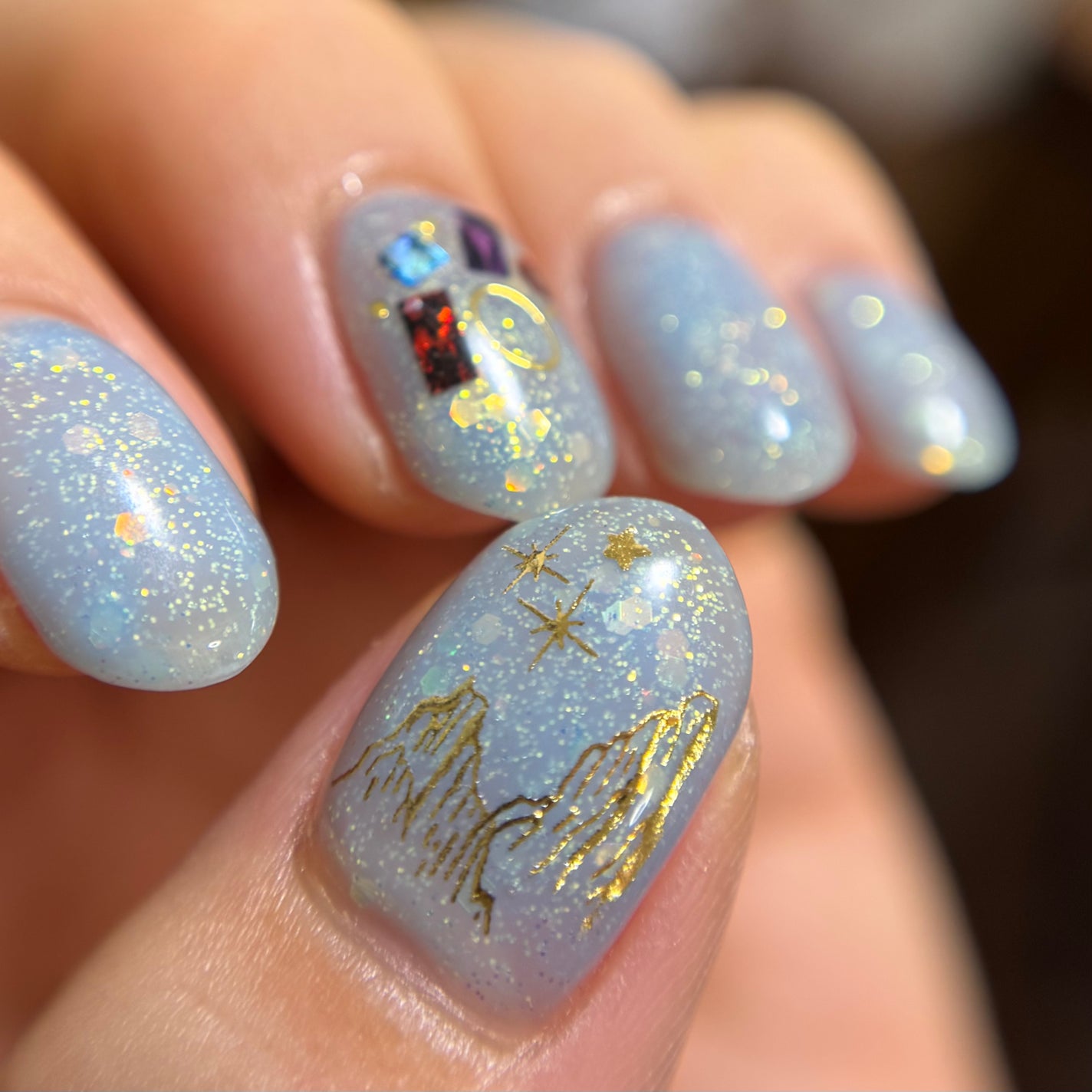 ジェルネイル(ライト対応)/セリア/ジェルネイルを使ったクチコミ(2枚目)