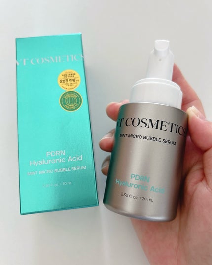 PDRN ヒアルロン酸 ミントマイクロバブルセラム/VT/美容液を使ったクチコミ(4枚目)