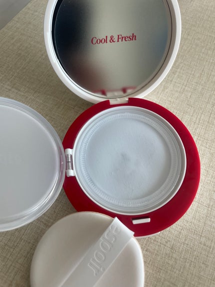 ビーベルベット セバムカットクッション/espoir/プレストパウダーを使ったクチコミ(2枚目)