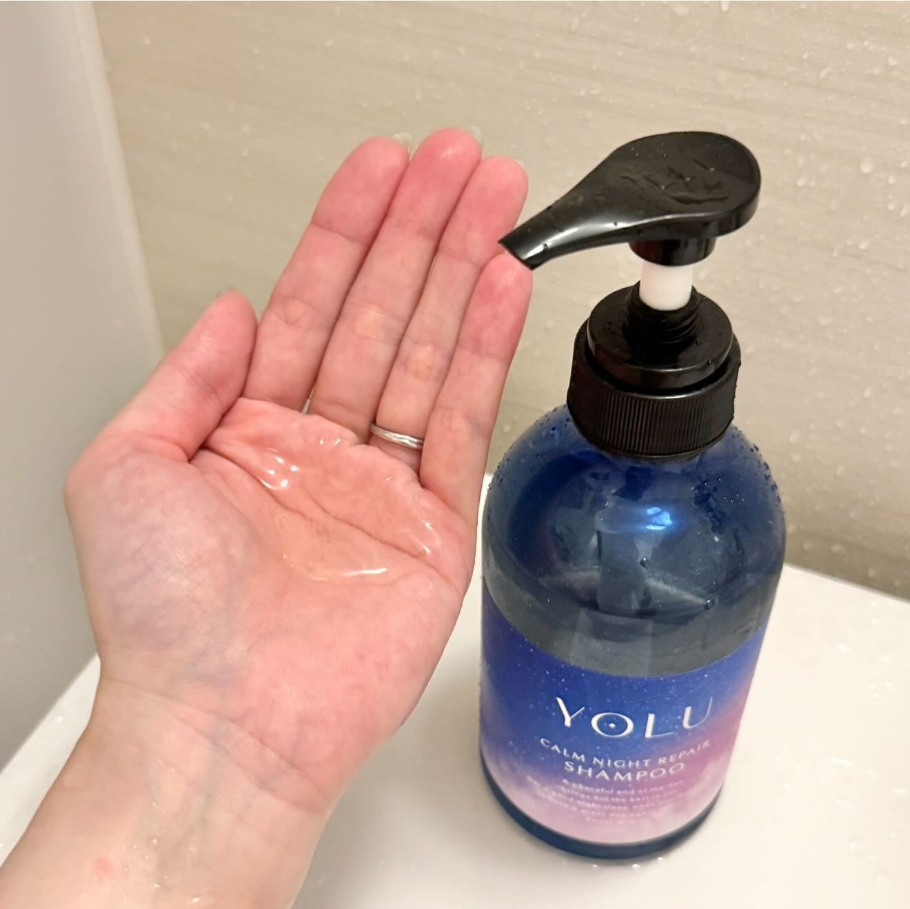 カームナイトリペアシャンプー/トリートメント/YOLU/シャンプー・コンディショナーを使ったクチコミ(2枚目)