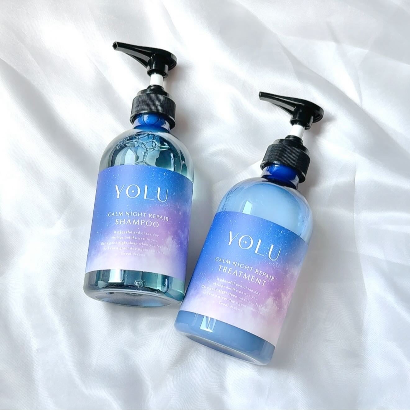 カームナイトリペアシャンプー/トリートメント/YOLU/シャンプー・コンディショナーを使ったクチコミ(1枚目)