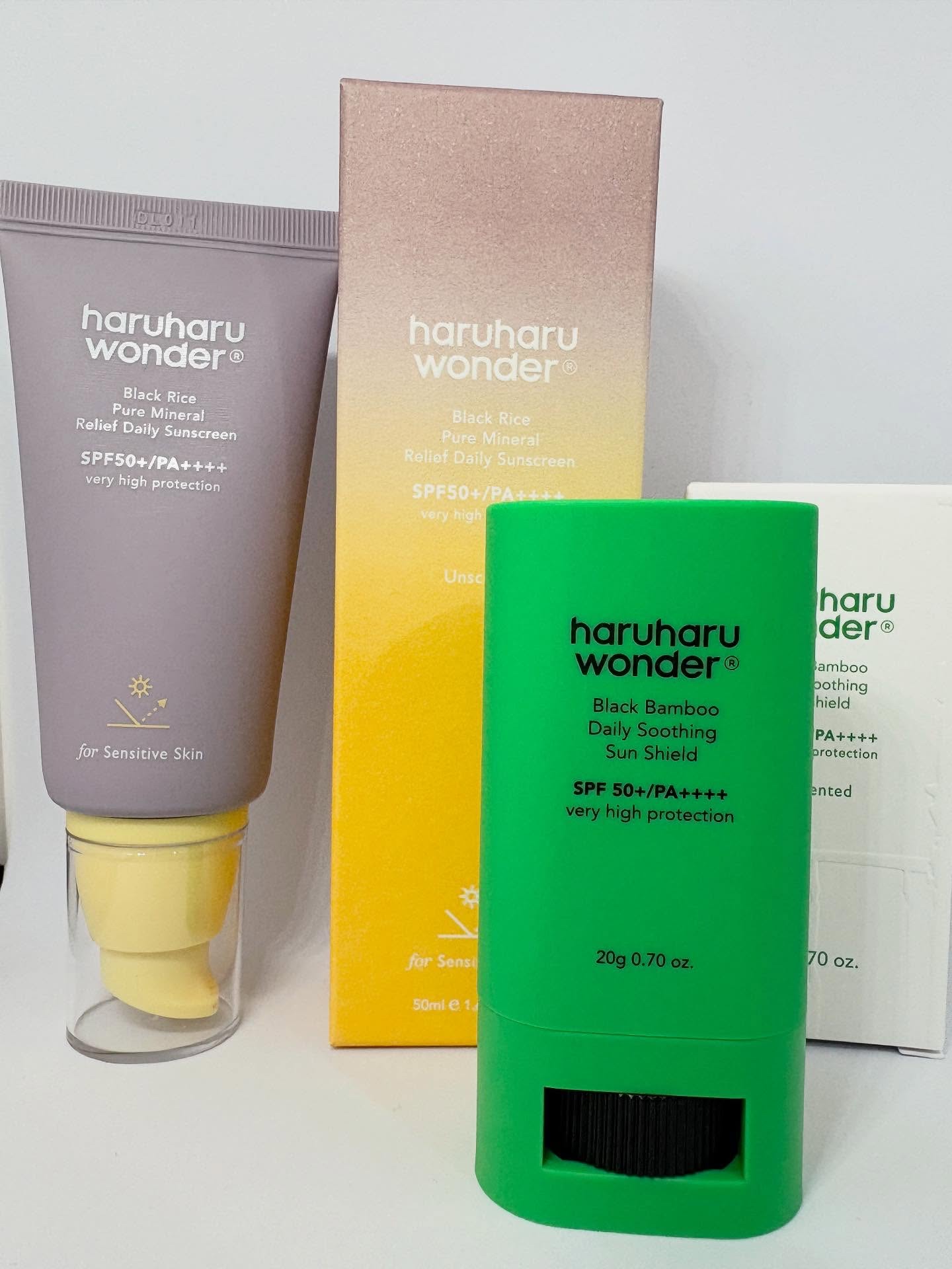 haruharu wonder ブラックバンブーデイリー スージングサンシールド 20g SPF 50+/PA++++のクチコミ「【PR】夏の“焼かない肌”は、ハルハルで守る🍃

日差しが強くなる季節、
肌にやさしくてしっか.....」（1枚目）