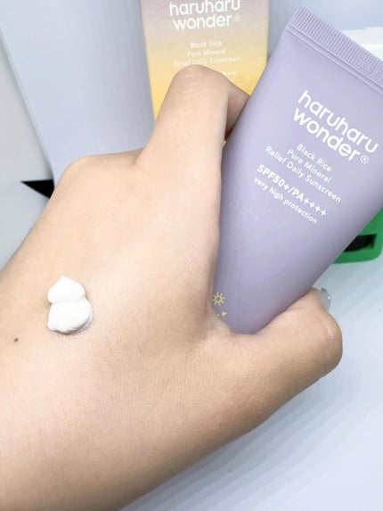 ブラックバンブーデイリー スージングサンシールド 20g SPF 50+/PA++++/haruharu wonder/日焼け止めスティックを使ったクチコミ(2枚目)