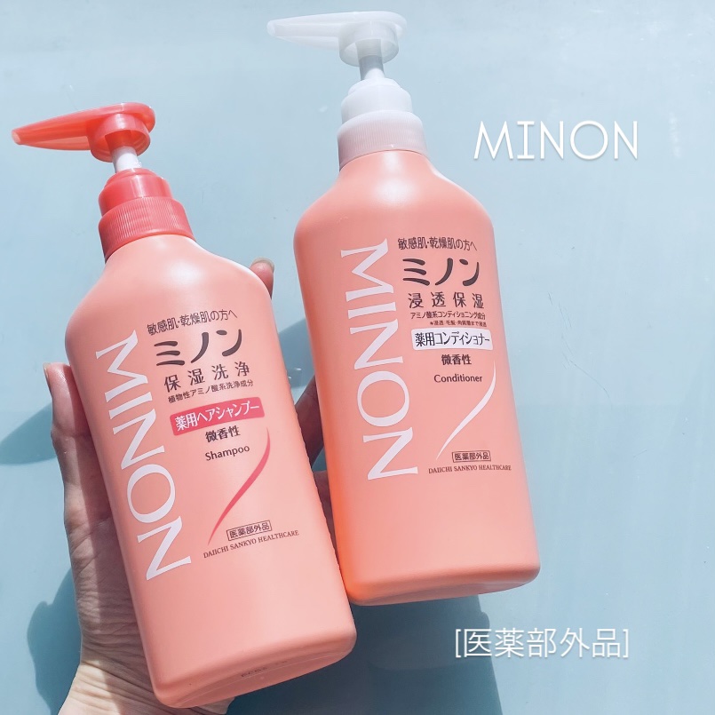 ミノン薬用ヘアシャンプー／薬用コンディショナー/ミノン/市販シャンプーを使ったクチコミ（1枚目）