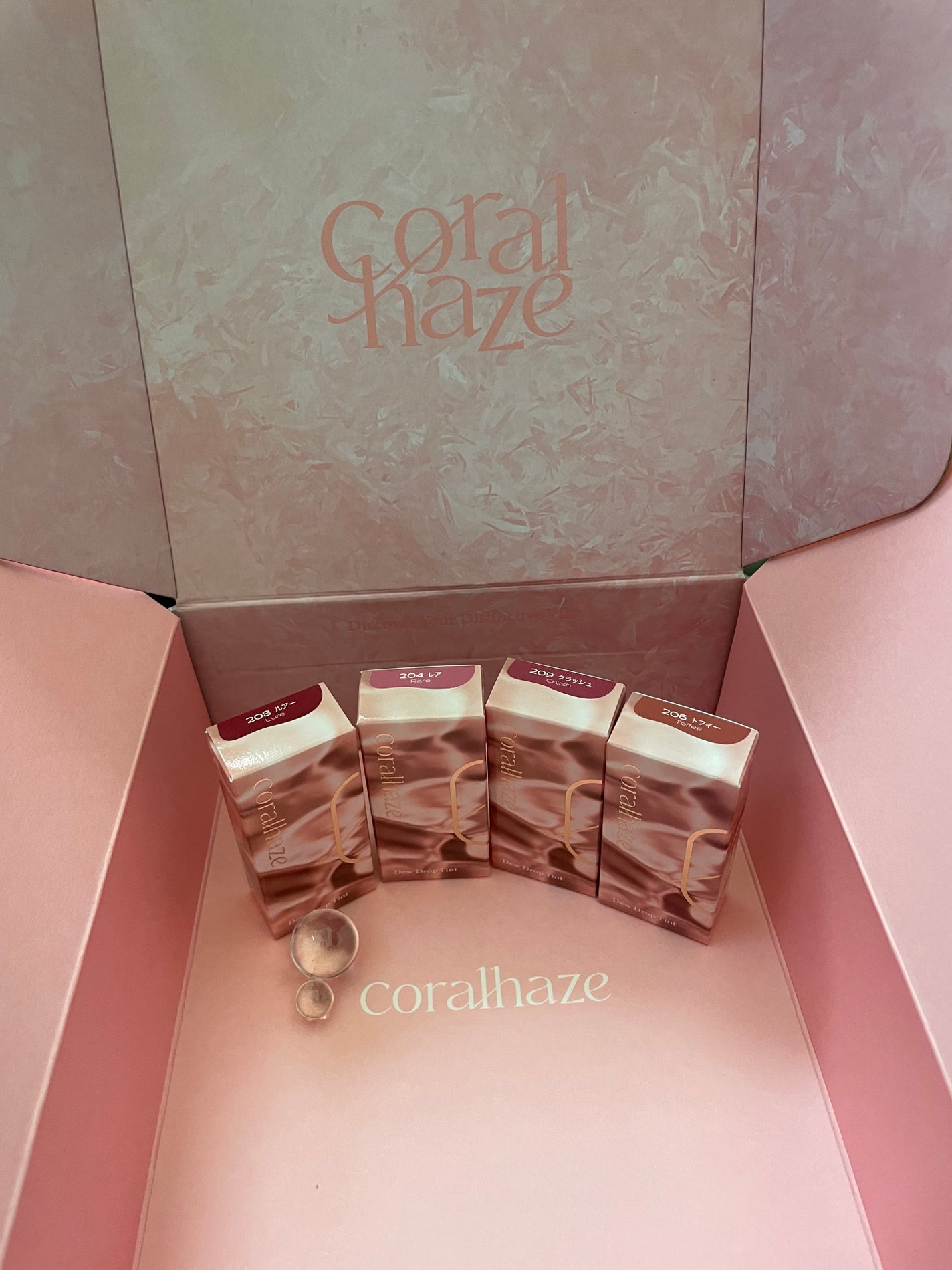 デュー ドロップ ティント/Coralhaze/リップティントを使ったクチコミ(2枚目)