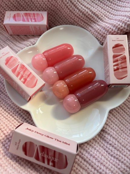 ジューシーデューイグロウティント/dasique/リップティントを使ったクチコミ(7枚目)