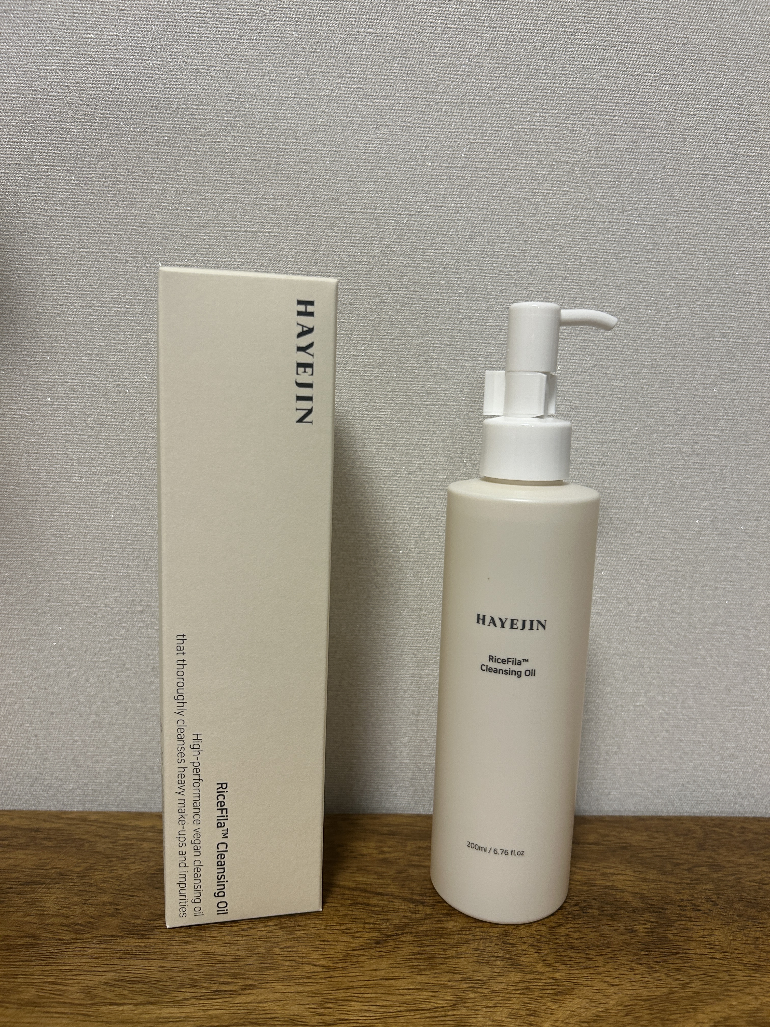 ライスフィラ クレンジングオイル/HAYEJIN/オイルクレンジングを使ったクチコミ（1枚目）