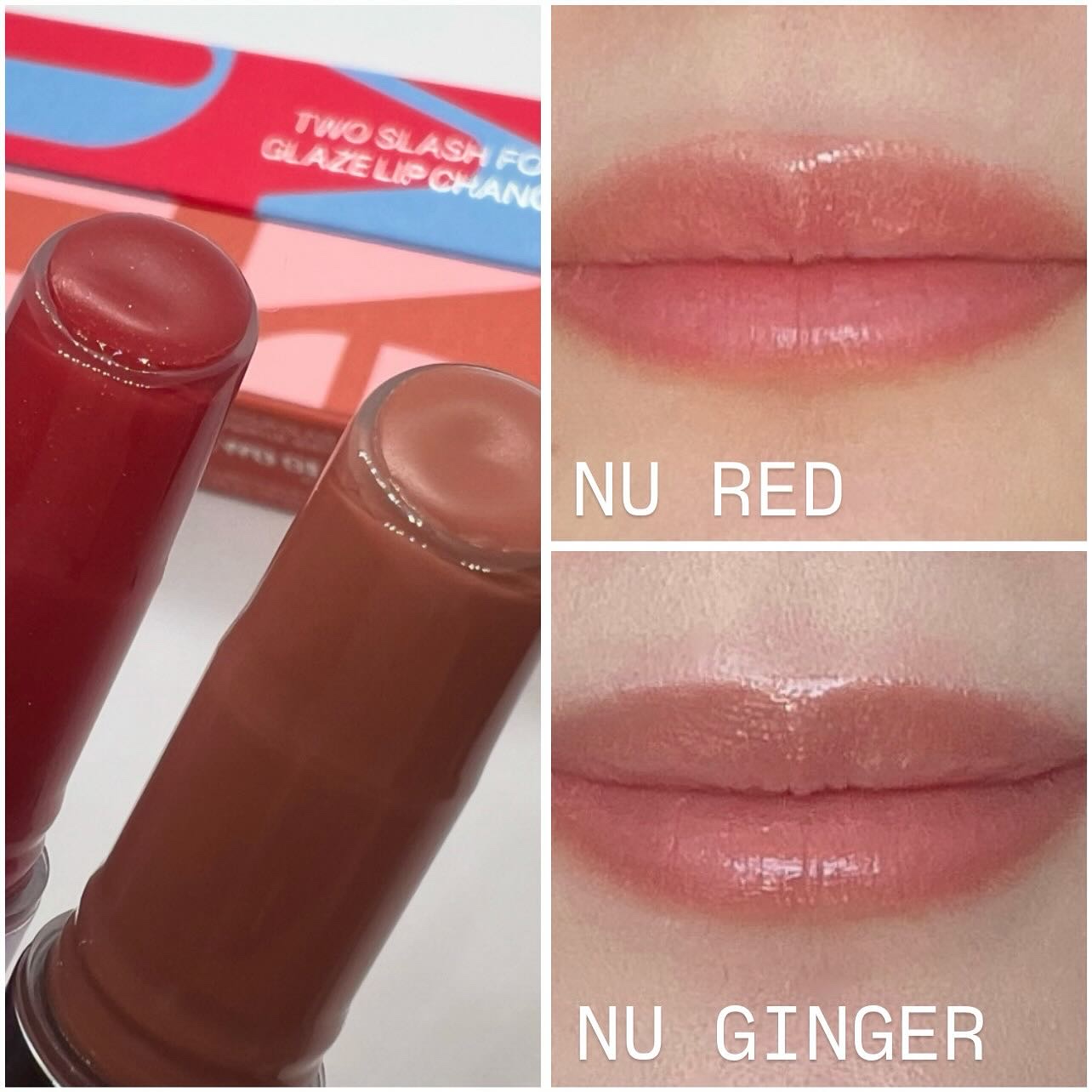 グレイズリップチェンジャー/TWO SLASH FOUR/口紅を使ったクチコミ（3枚目）