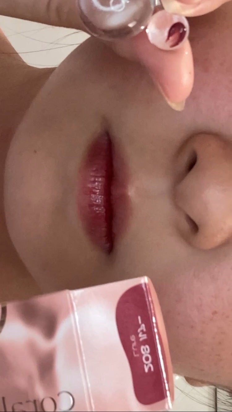 デュー ドロップ ティント/Coralhaze/リップティントを使ったクチコミ(7枚目)