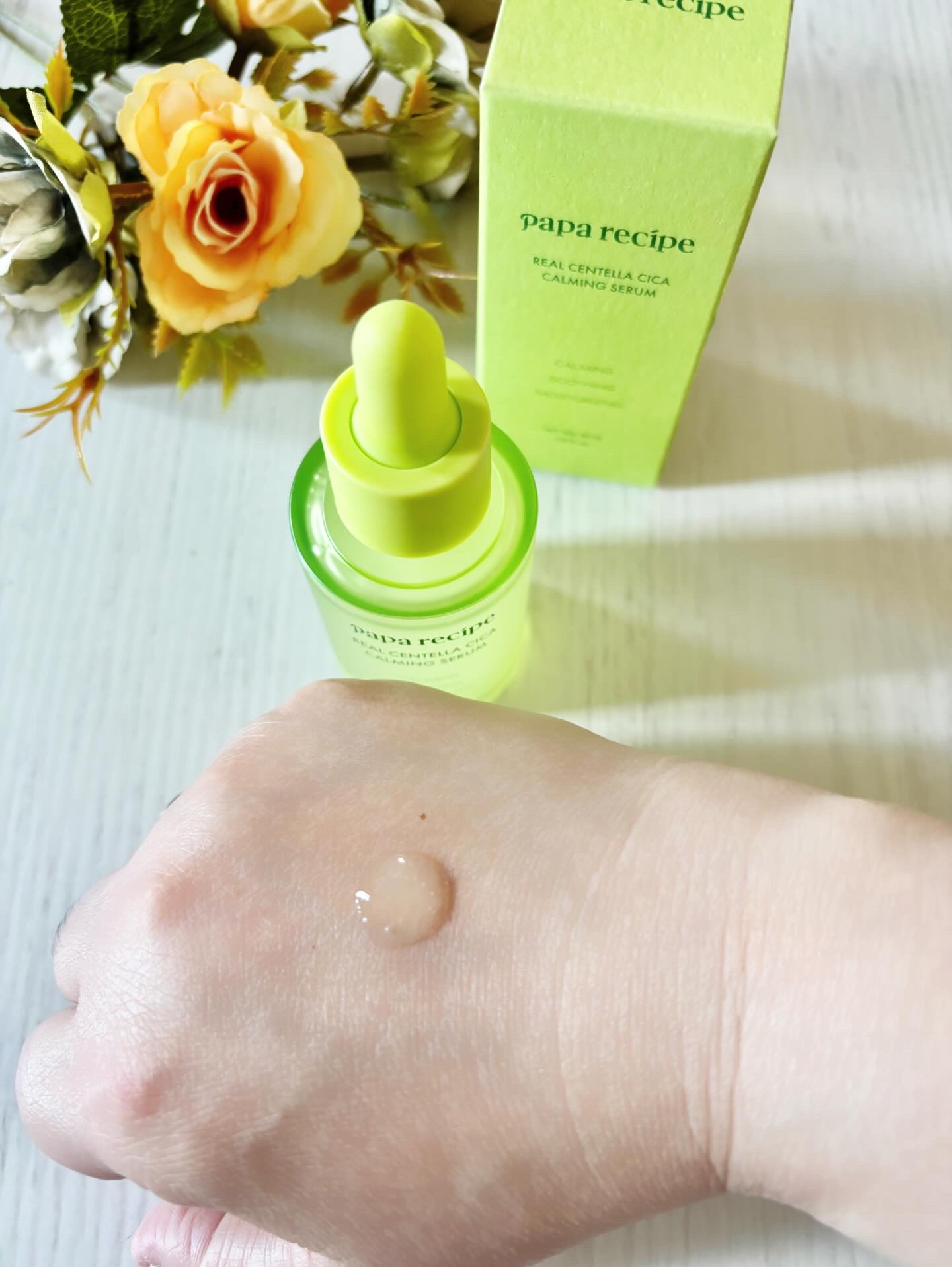 リアルセンテラシカカーミングセラム/PAPA RECIPE/美容液を使ったクチコミ（3枚目）