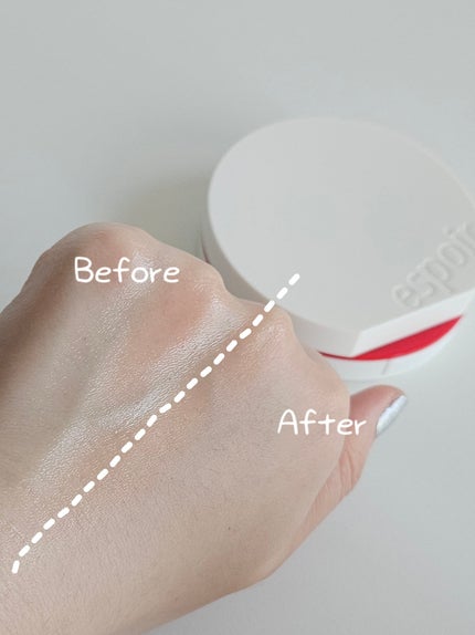 ビーベルベット セバムカットクッション/espoir/プレストパウダーを使ったクチコミ(5枚目)