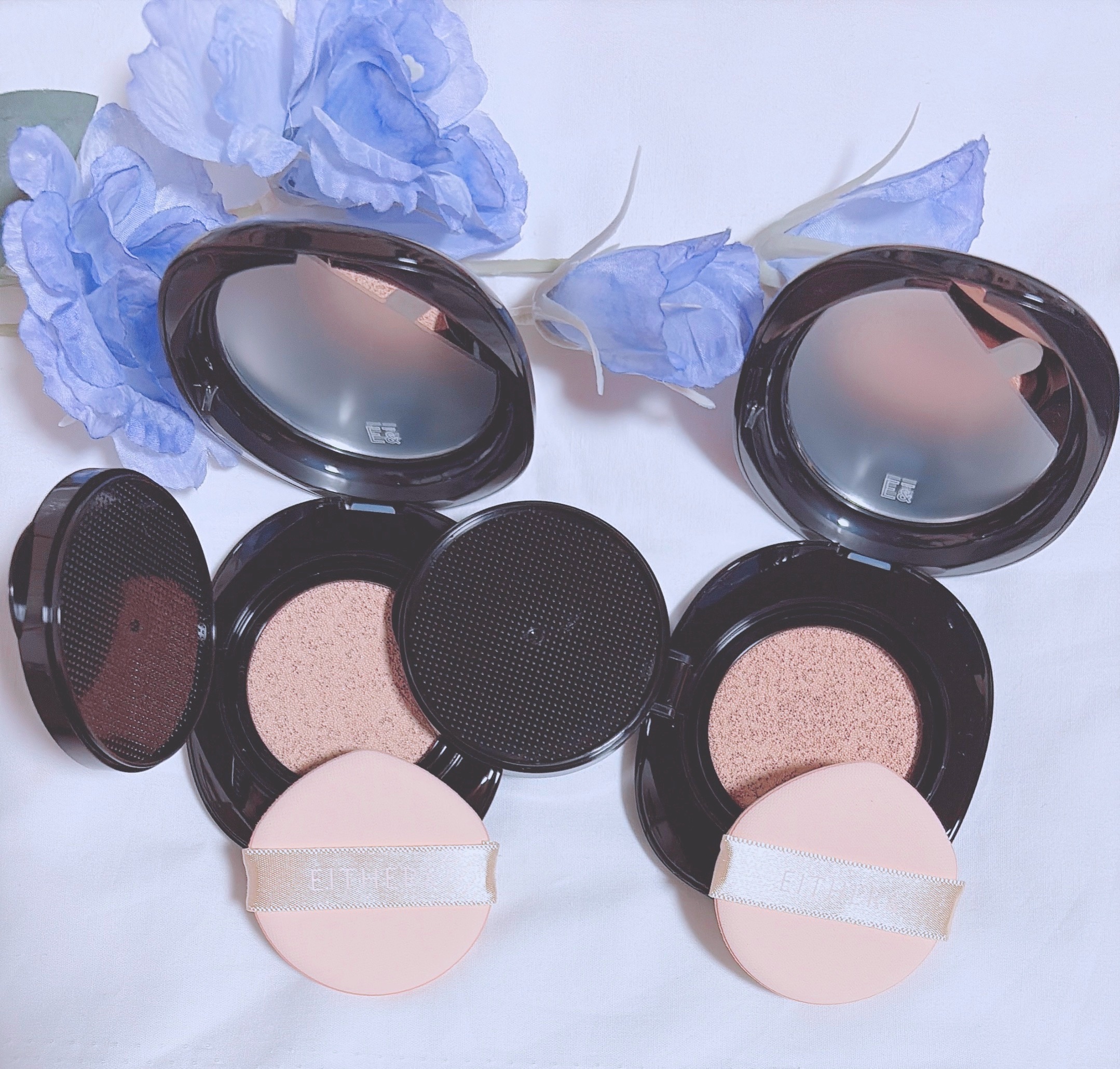 Pebble Blur Cushion/EITHER＆/クッションファンデーションを使ったクチコミ（2枚目）