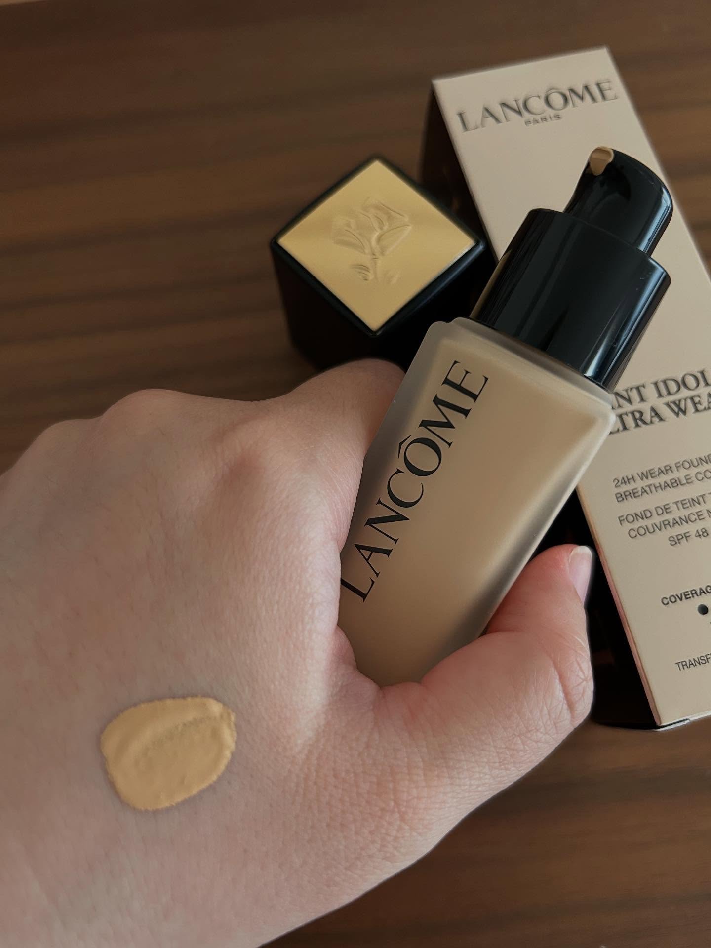 タンイドル ウルトラ ウェア リキッド N/LANCOME/リキッドファンデーションを使ったクチコミ（3枚目）