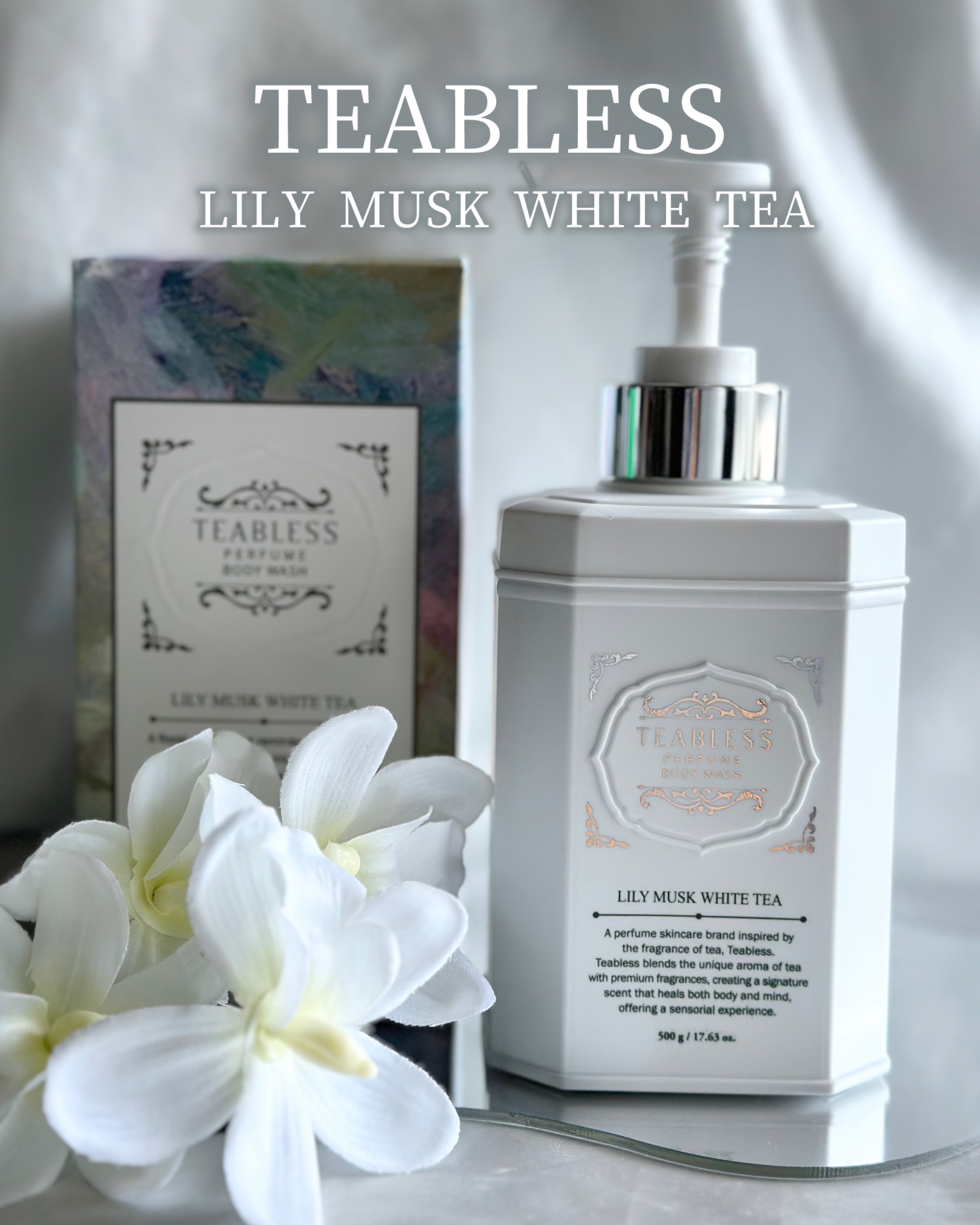 パフュームボディウォッシュ リリームスクホワイトティー/TEABLESS/ボディソープを使ったクチコミ（1枚目）