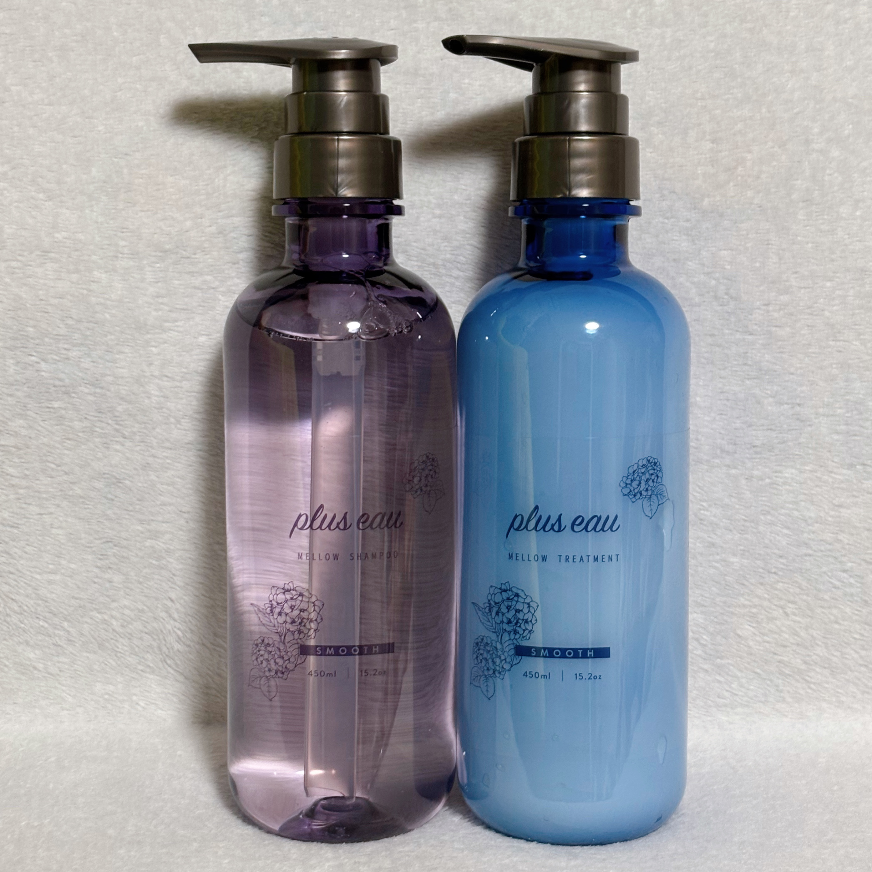 メロウシャンプー／メロウトリートメント アジサイの香り/plus eau/市販シャンプーを使ったクチコミ（2枚目）