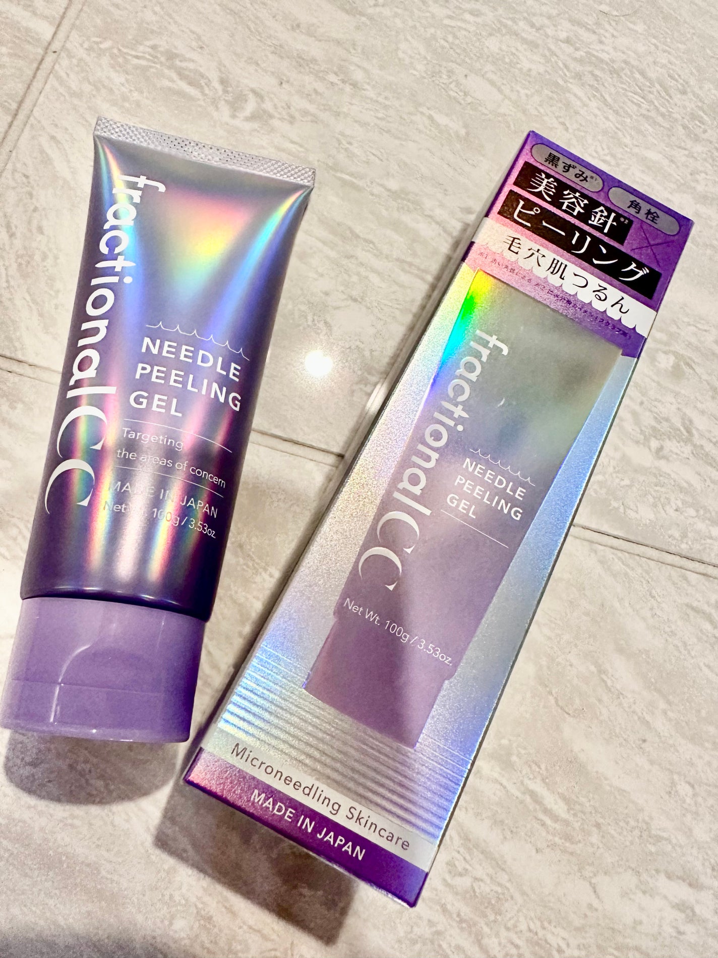 ニードルピーリングジェル/fractionalCC/ピーリングを使ったクチコミ(1枚目)