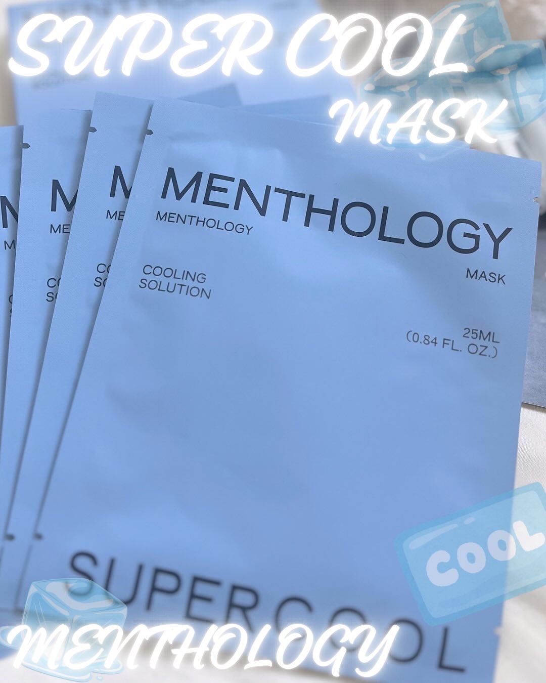 MENTHOLOGY クーリングマスクパック/menthology/シートマスク・パックを使ったクチコミ（1枚目）