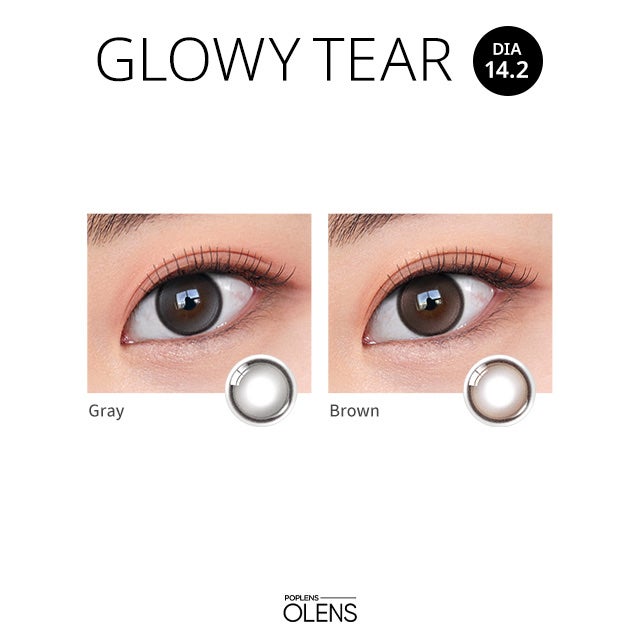 Glowy Tear 1day/OLENS/ワンデー(1DAY)カラコンを使ったクチコミ(6枚目)