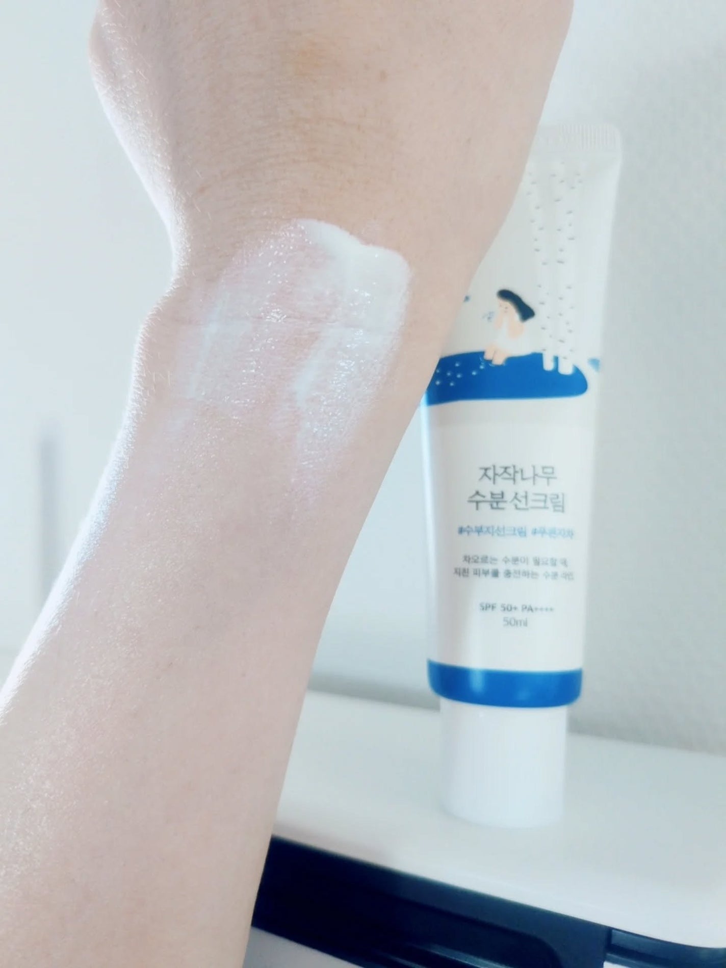 シラカバ水分日焼け止め/ROUND LAB/日焼け止めクリームを使ったクチコミ(7枚目)