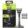 Gillette labs 本体+替刃3個+カミソリスタンド付