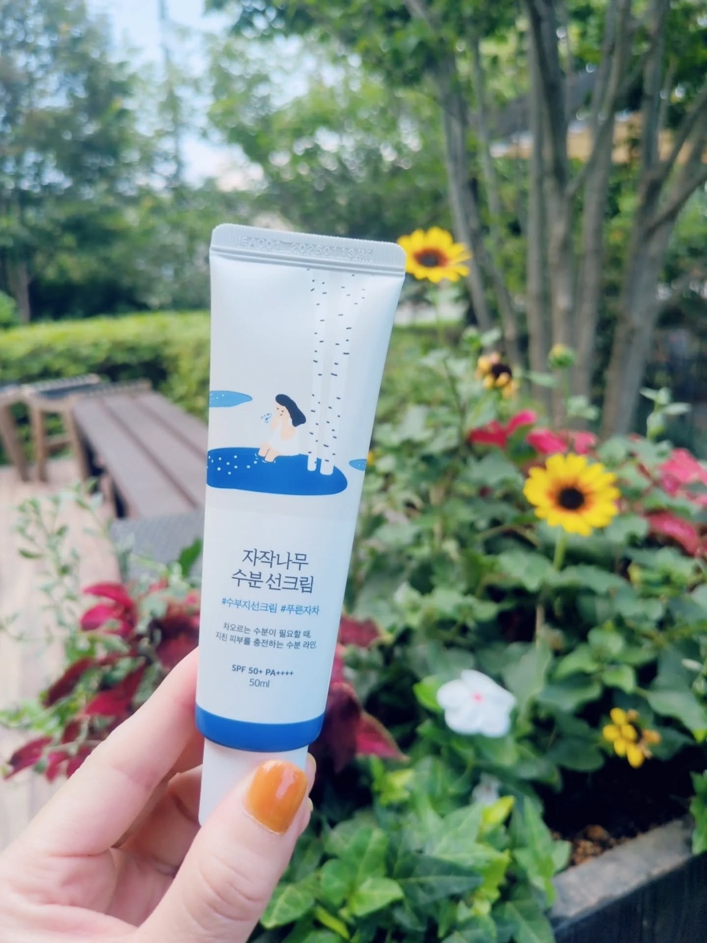 シラカバ水分日焼け止め/ROUND LAB/日焼け止めクリームを使ったクチコミ（2枚目）