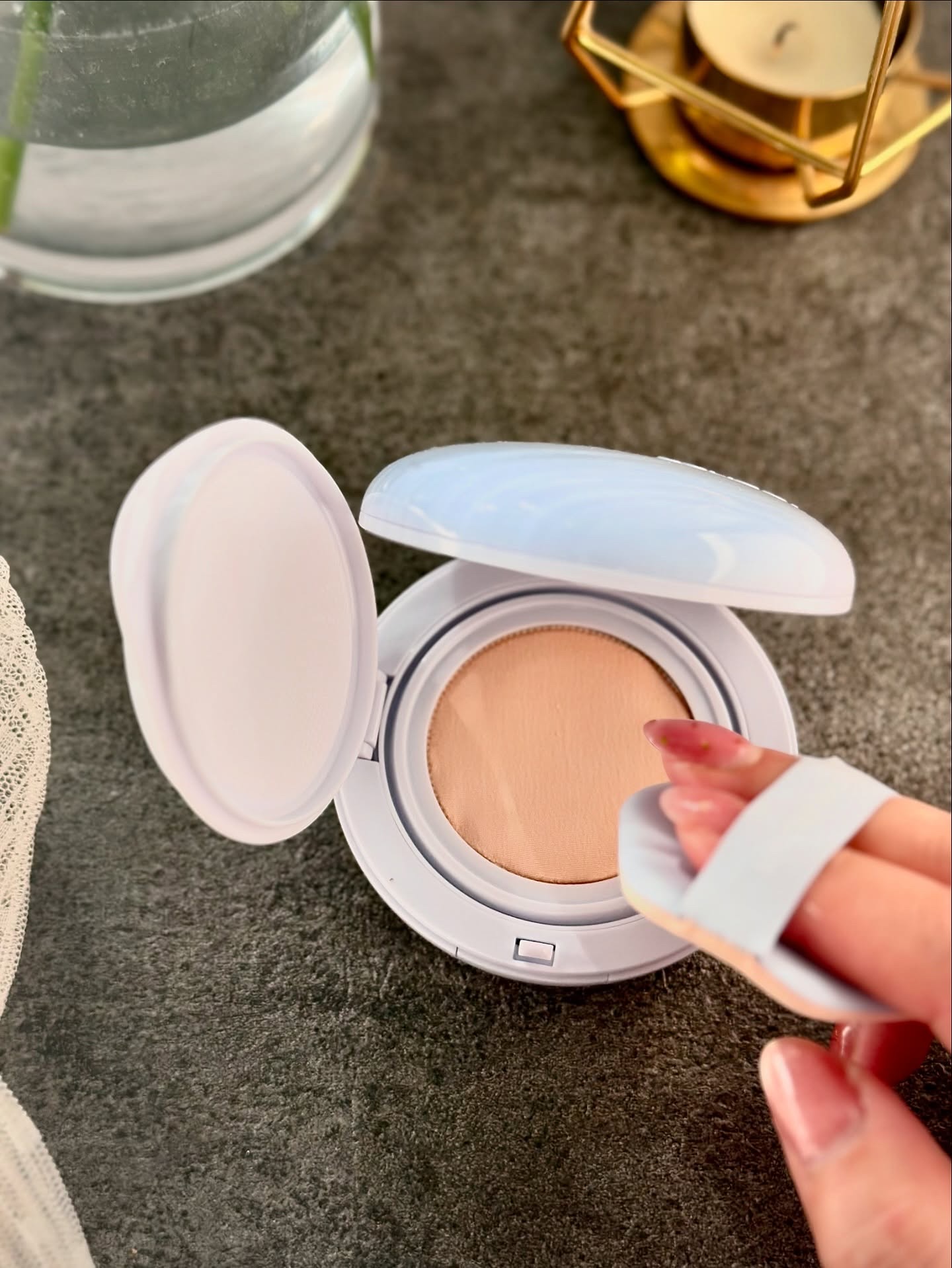 エアーフィットクッション/too cool for school/クッションファンデーションを使ったクチコミ（3枚目）