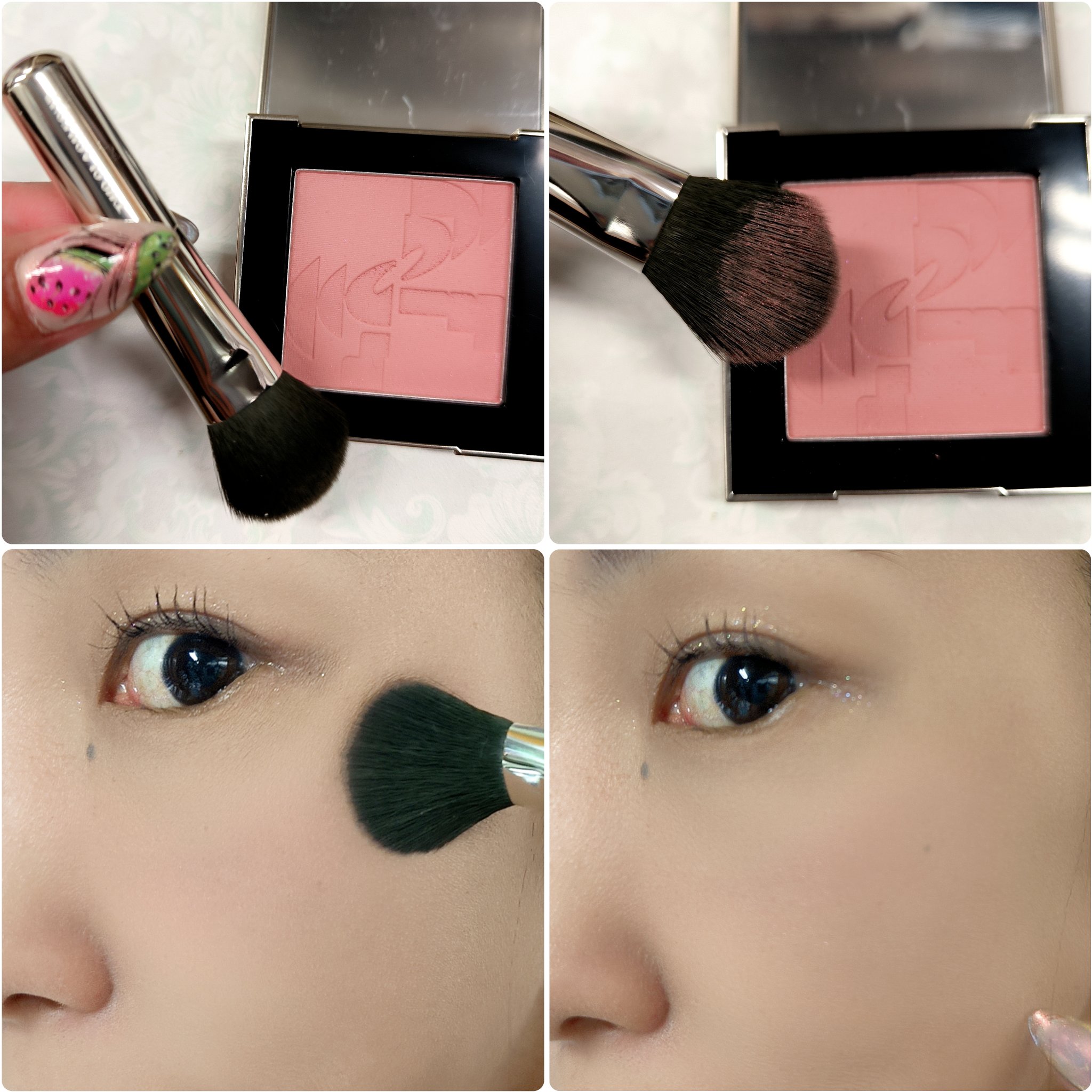 オールオーバーフェイスブラッシュ/TWO SLASH FOUR/パウダーチークを使ったクチコミ（3枚目）