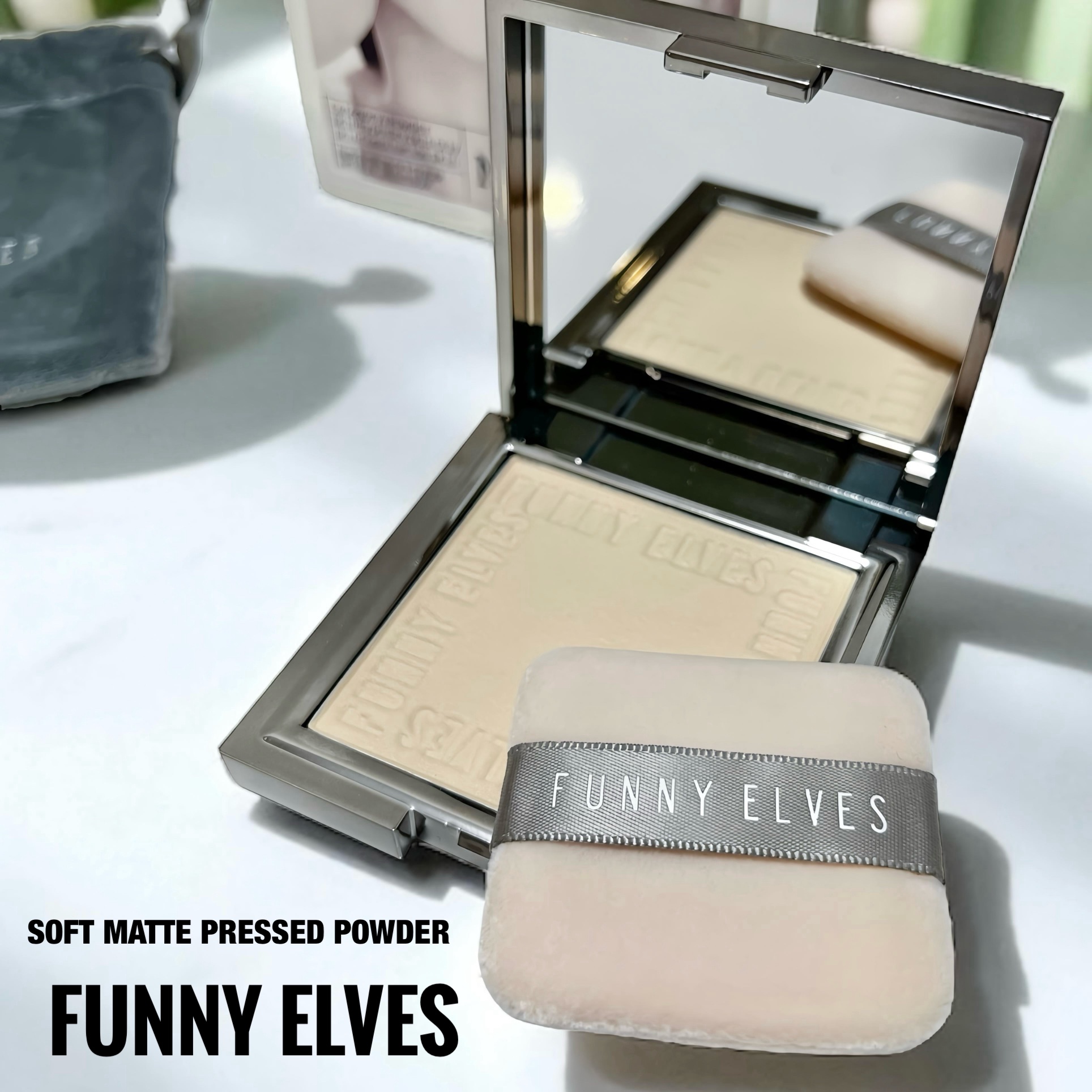 ソフトマットプレストパウダー/FUNNY ELVES方里/プレストパウダーを使ったクチコミ（1枚目）