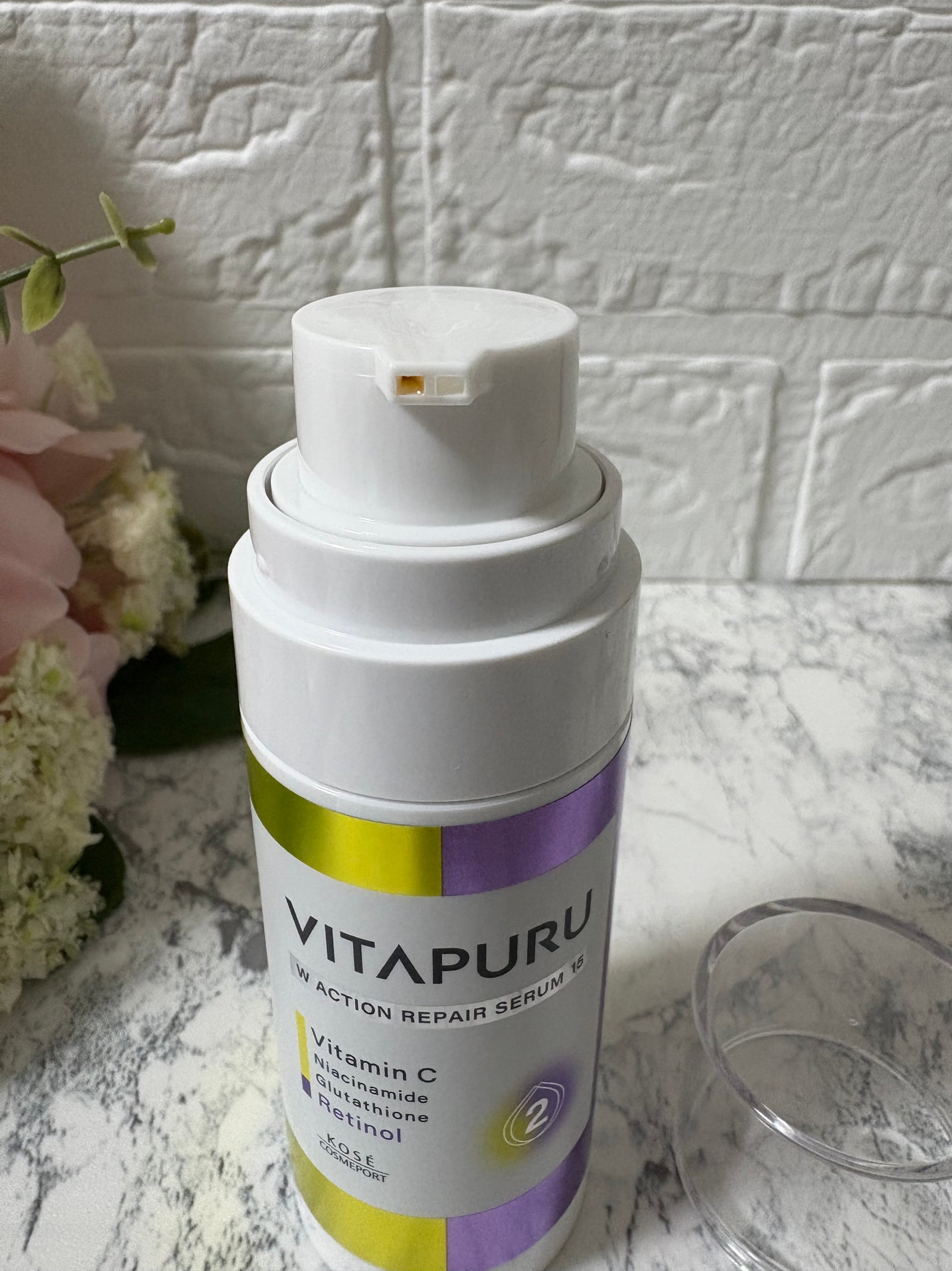 ビタプル ダブルアクション リペアセラム 15/VITAPURU/美容液を使ったクチコミ(2枚目)