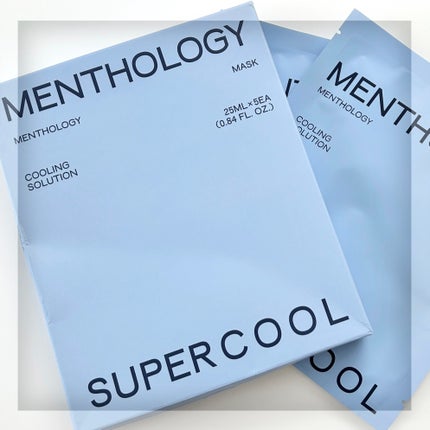 MENTHOLOGY クーリングマスクパック/menthology/シートマスク・パックを使ったクチコミ(1枚目)