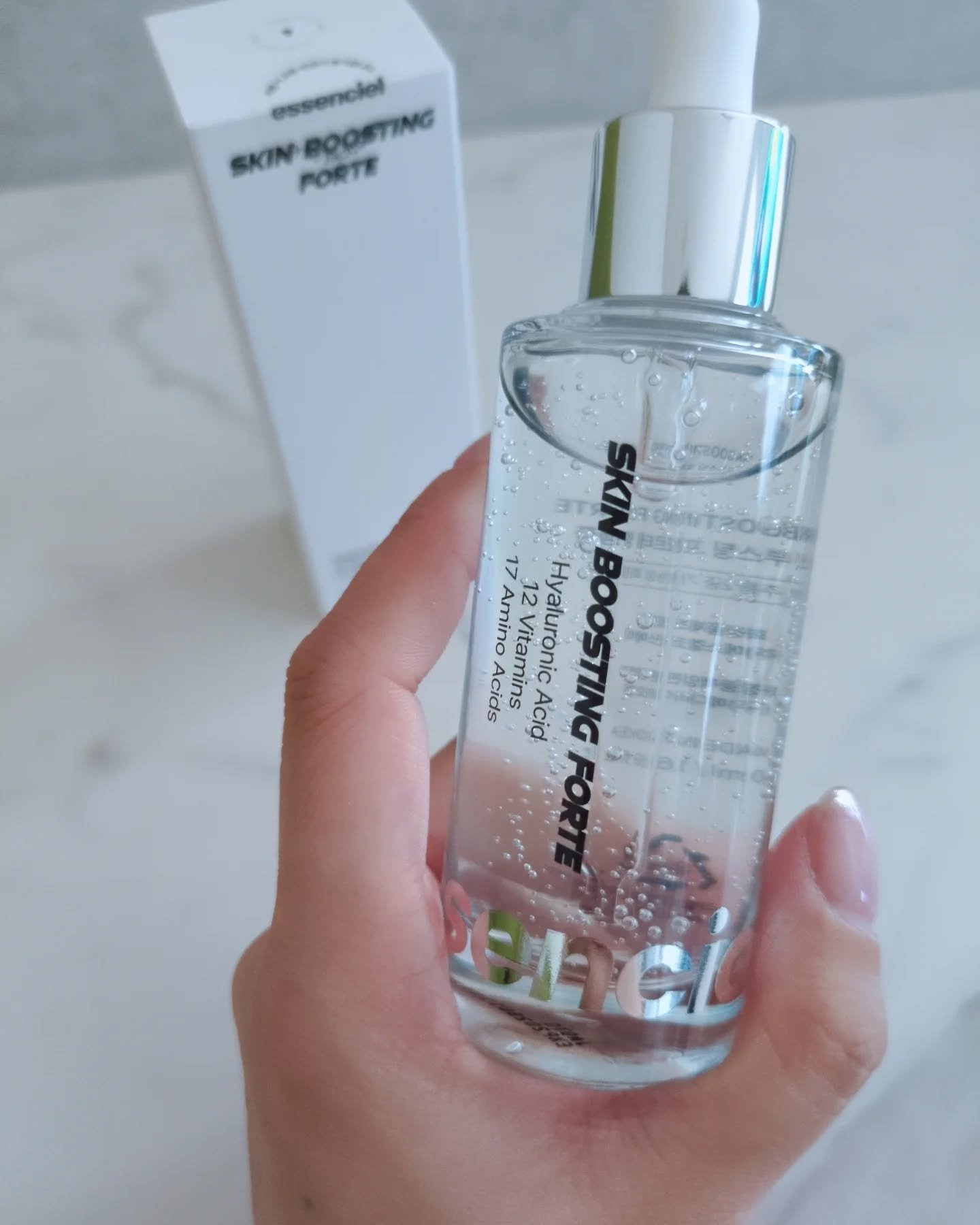 スキンブースティングフォルテセラム/essenciel/美容液を使ったクチコミ（2枚目）
