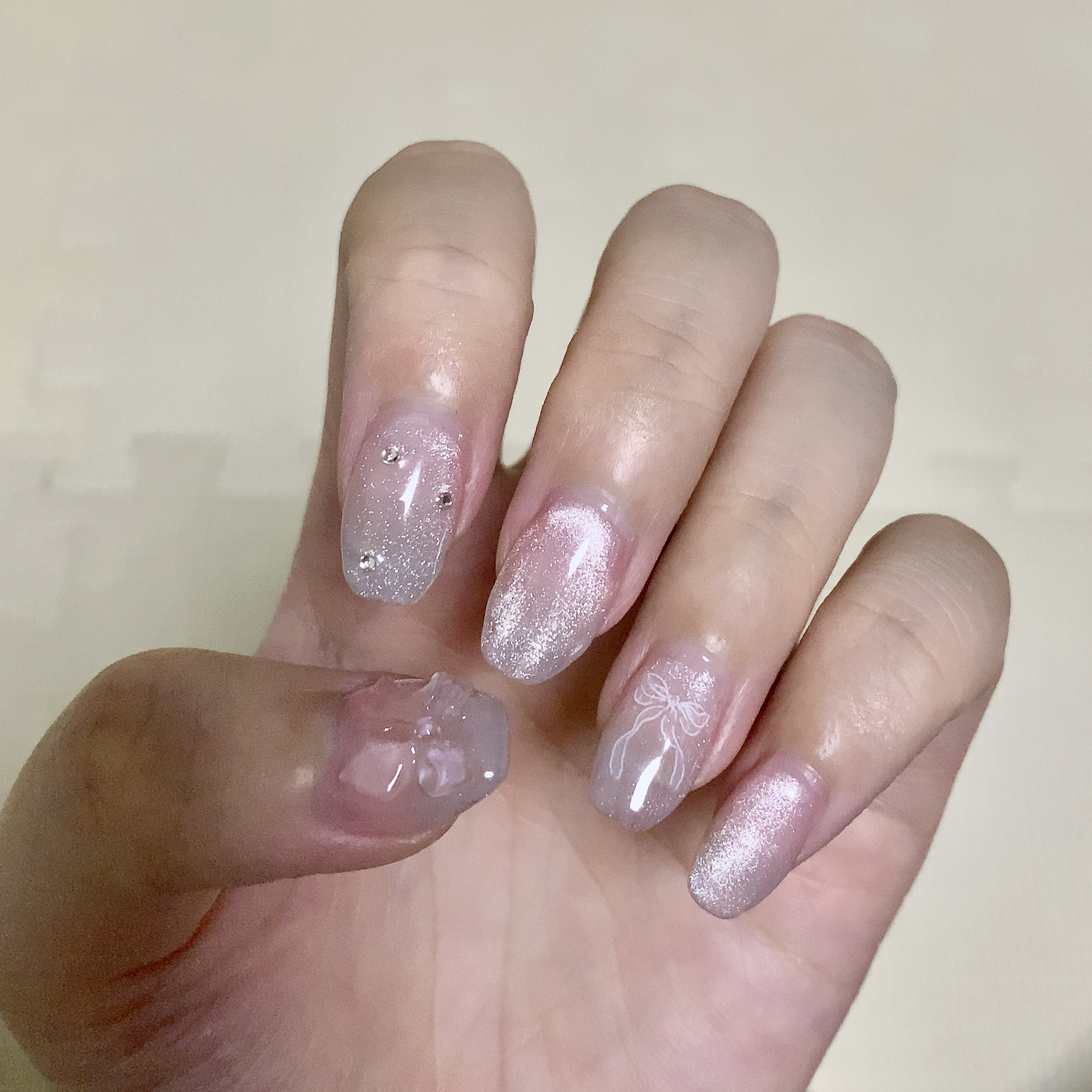 アイシングジェルネイル/セリア/ジェルネイルを使ったクチコミ（3枚目）