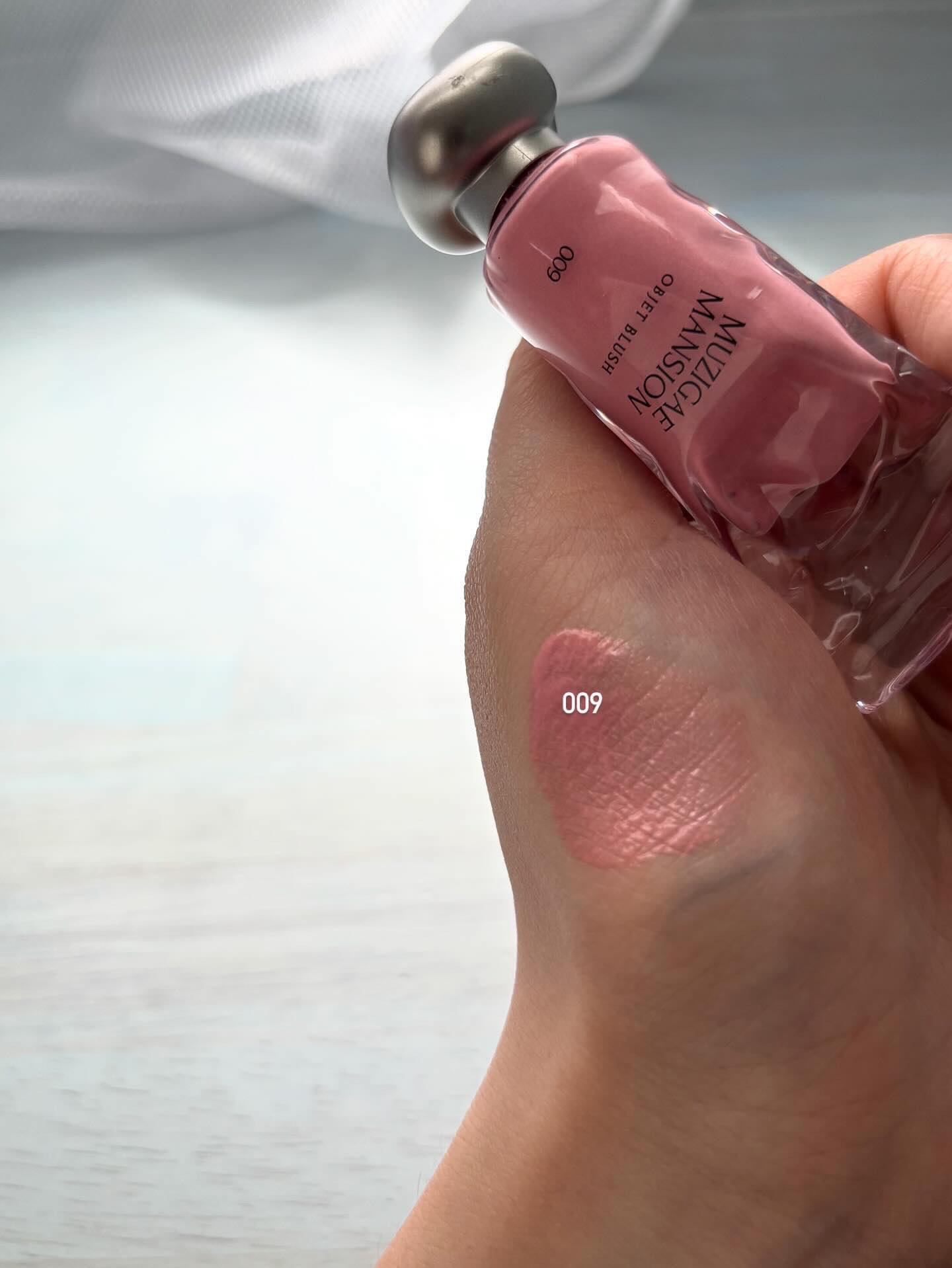 オブジェブラッシュ/MUZIGAE MANSION/リキッドチークを使ったクチコミ（1枚目）