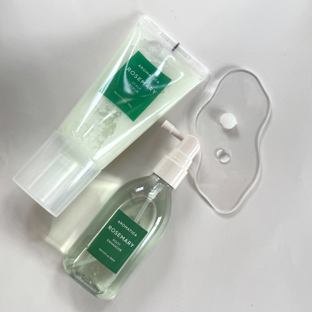 ローズマリー スカルプ スクラブ/AROMATICA/ヘッドスクラブを使ったクチコミ（2枚目）