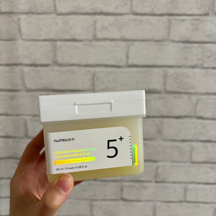 5番 白玉グルタチオンCフィルムパッド/numbuzin/トナーパッドを使ったクチコミ(9枚目)