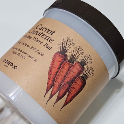 キャロットカロテン カーミングウォーターパッド/SKINFOOD/トナーパッドを使ったクチコミ(1枚目)