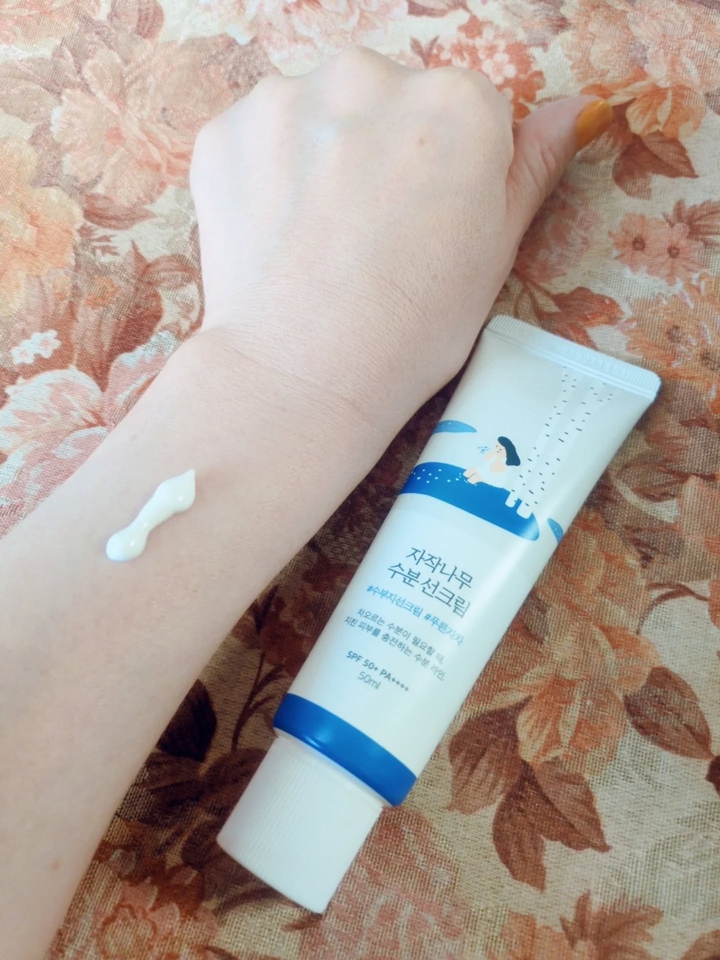 シラカバ水分日焼け止め/ROUND LAB/日焼け止めクリームを使ったクチコミ(4枚目)