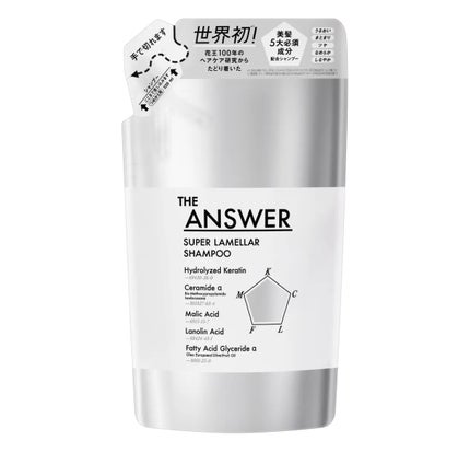 THE ANSWER スーパーラメラシャンプー つめかえ用 320ml/THE ANSWER/市販シャンプーの画像