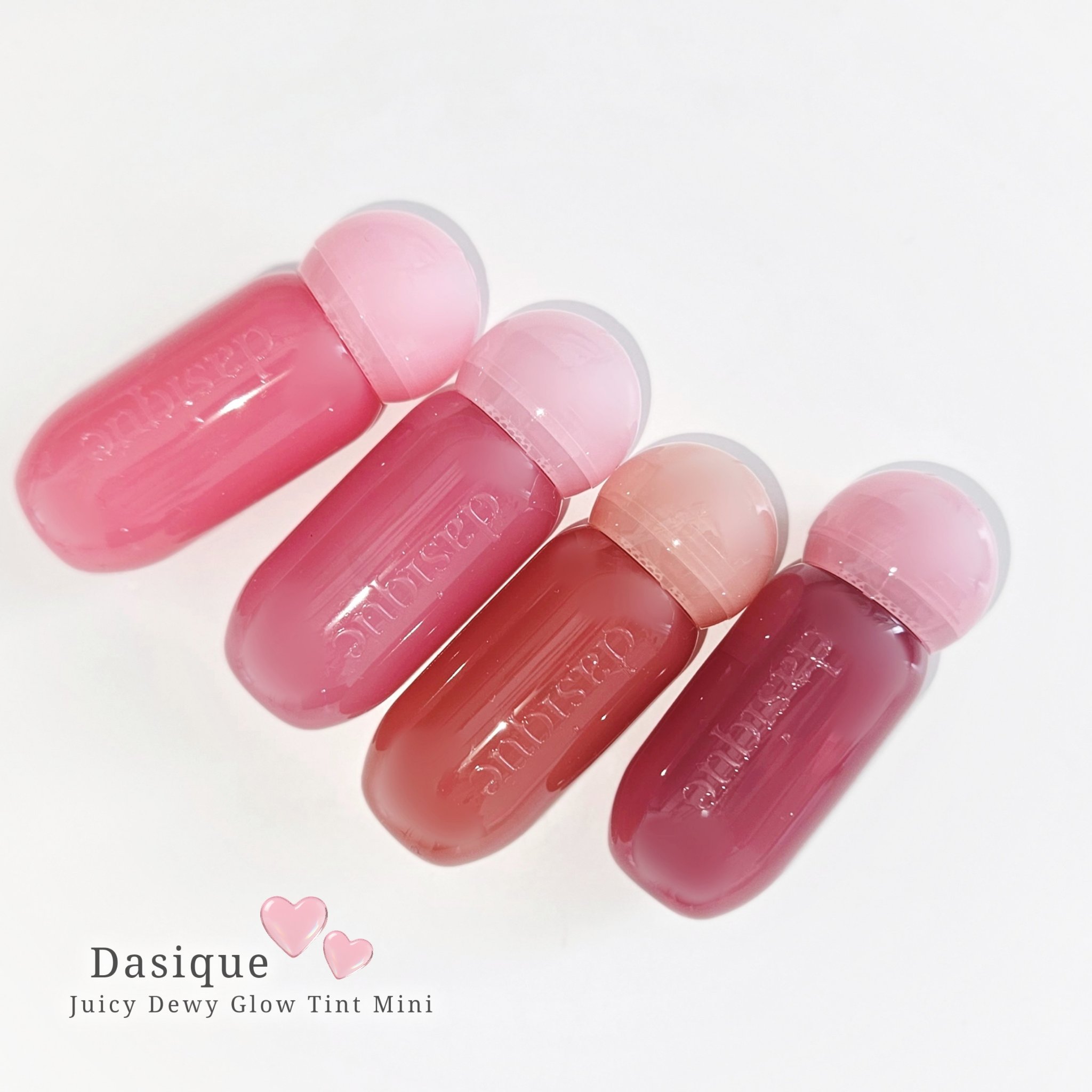 ジューシーデューイグロウティント/dasique/リップティントを使ったクチコミ（2枚目）